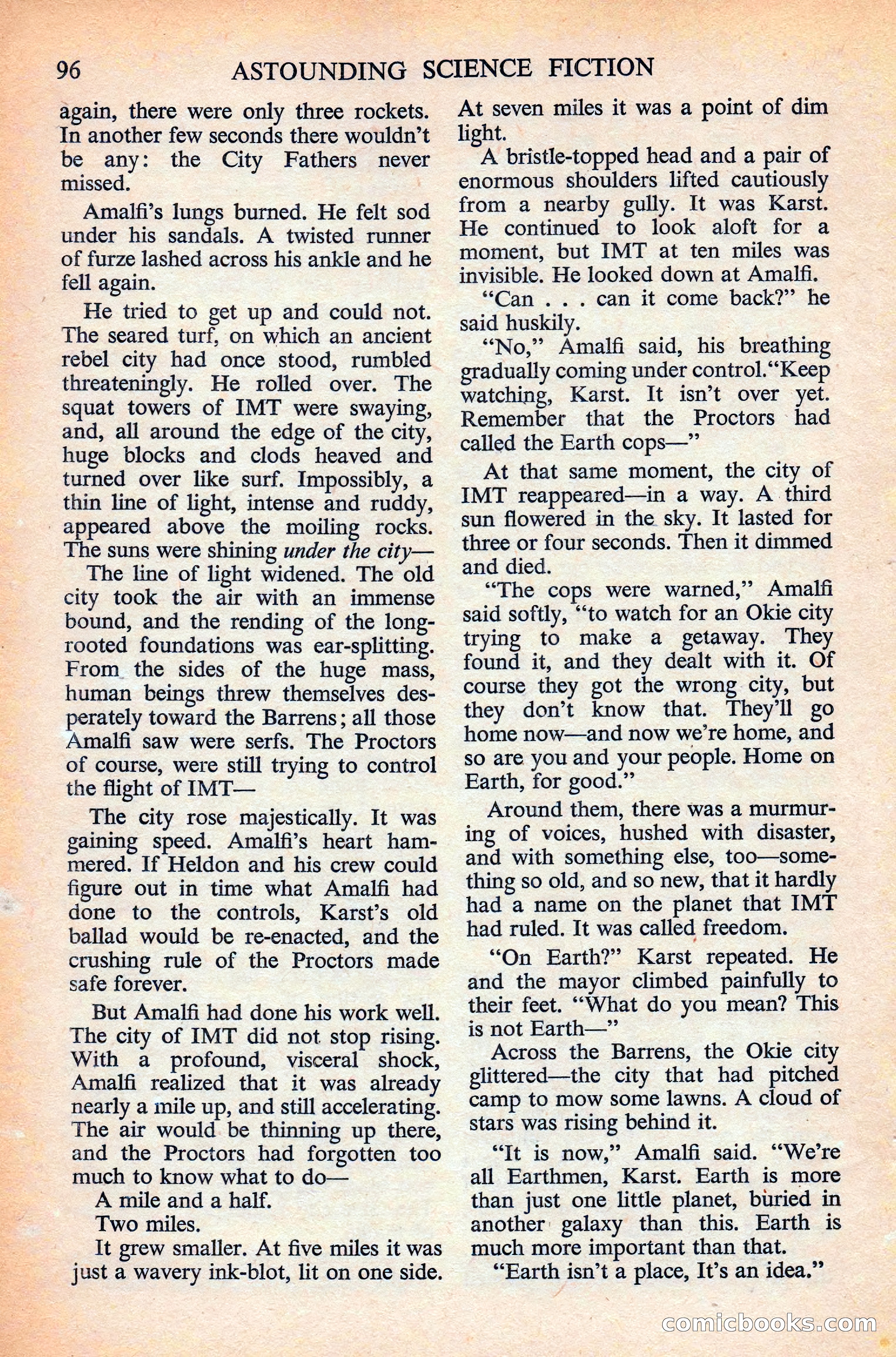 Astounding Science Fiction, British Edition — page 98 of 132