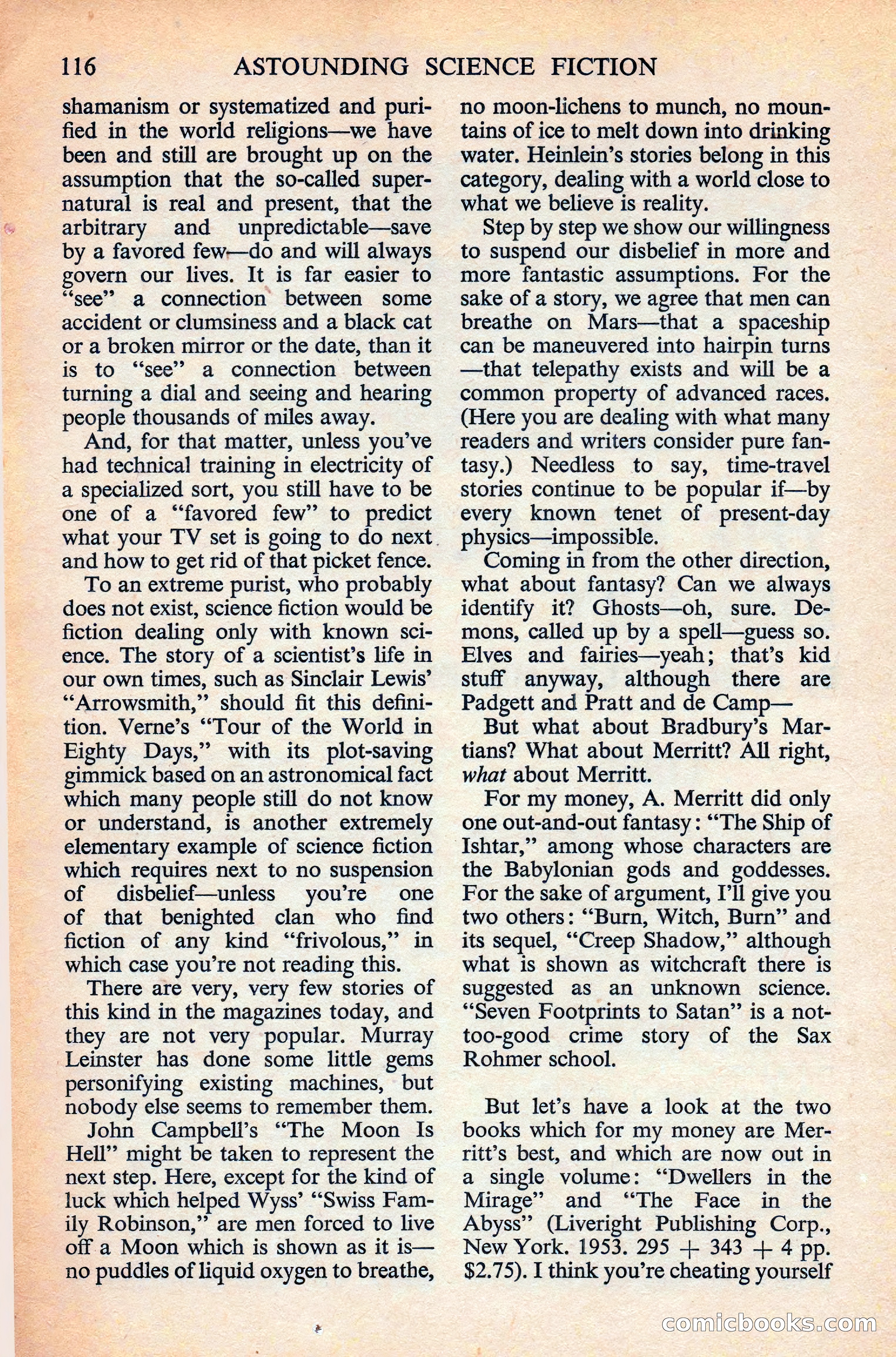 Astounding Science Fiction, British Edition — page 118 of 132