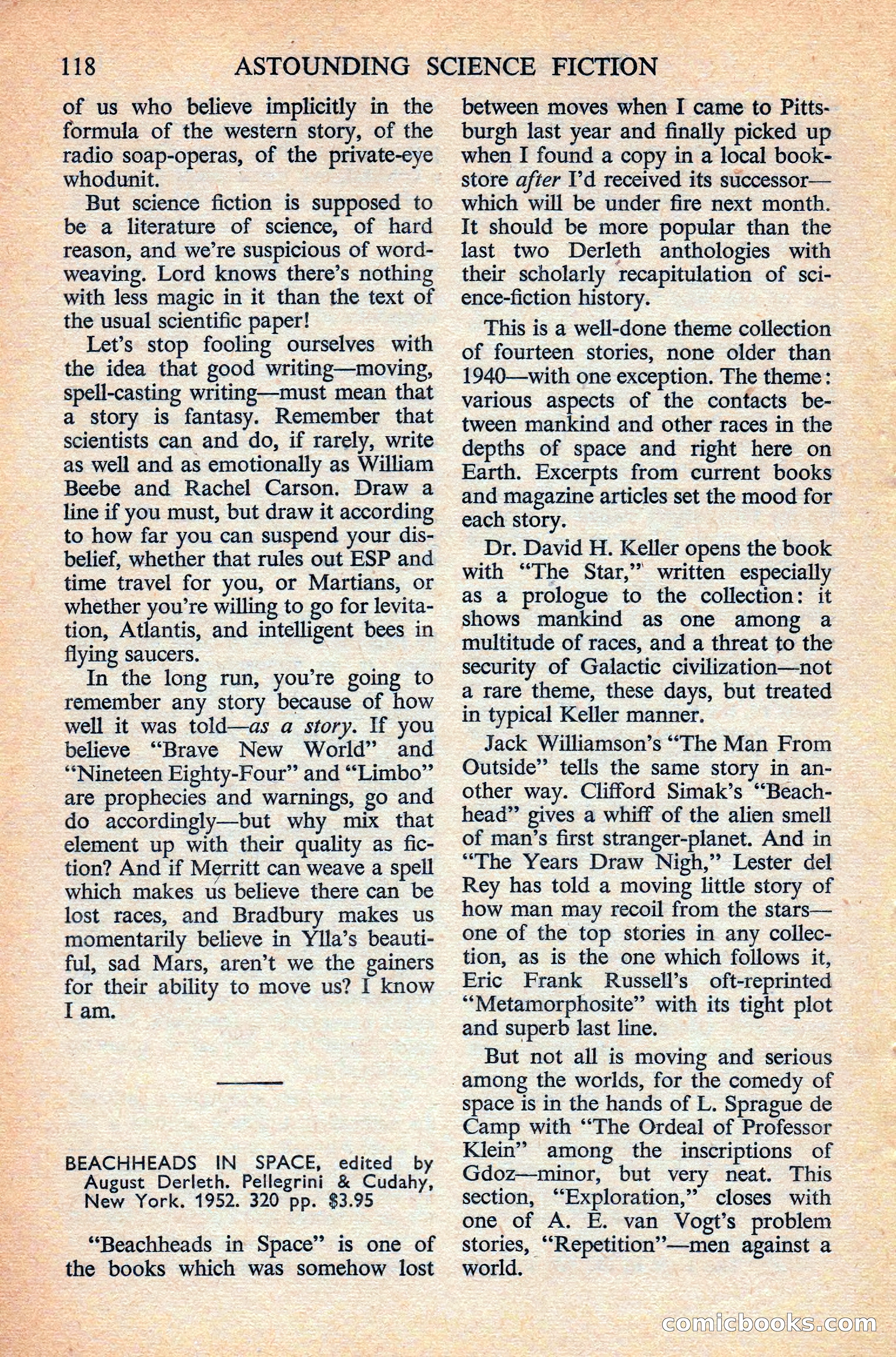 Astounding Science Fiction, British Edition — page 120 of 132