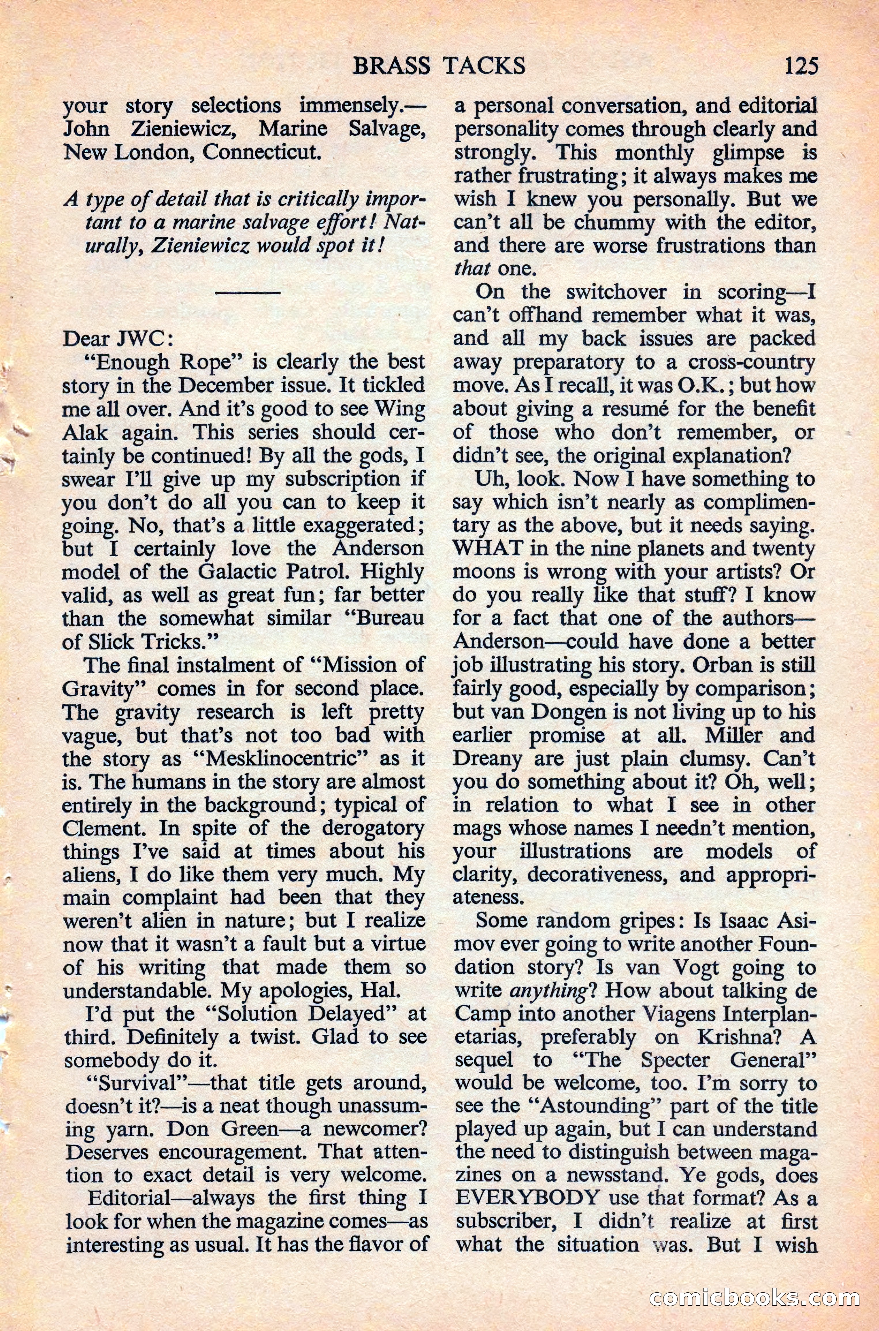 Astounding Science Fiction, British Edition — page 127 of 132
