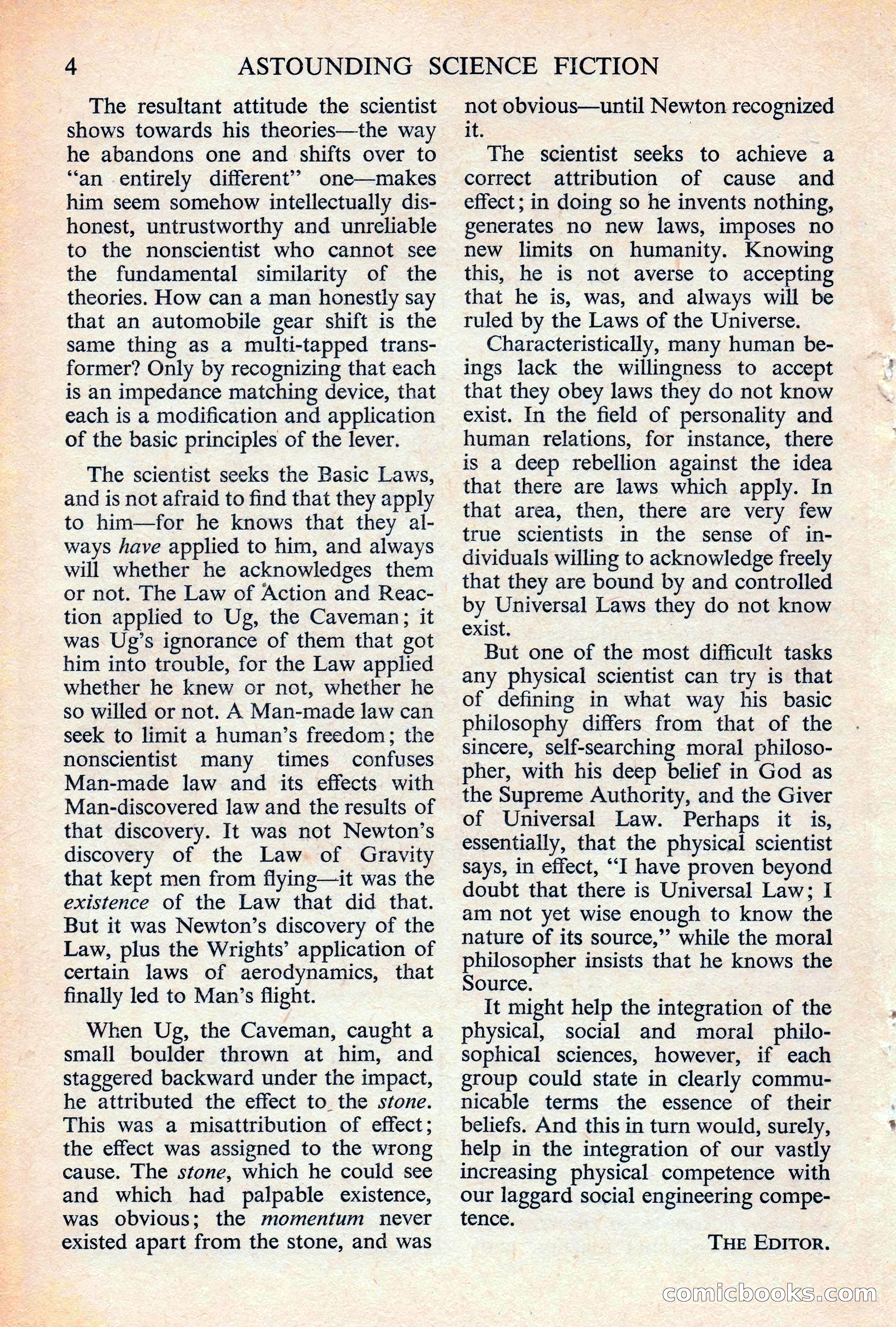 Astounding Science Fiction, British Edition — page 6 of 132