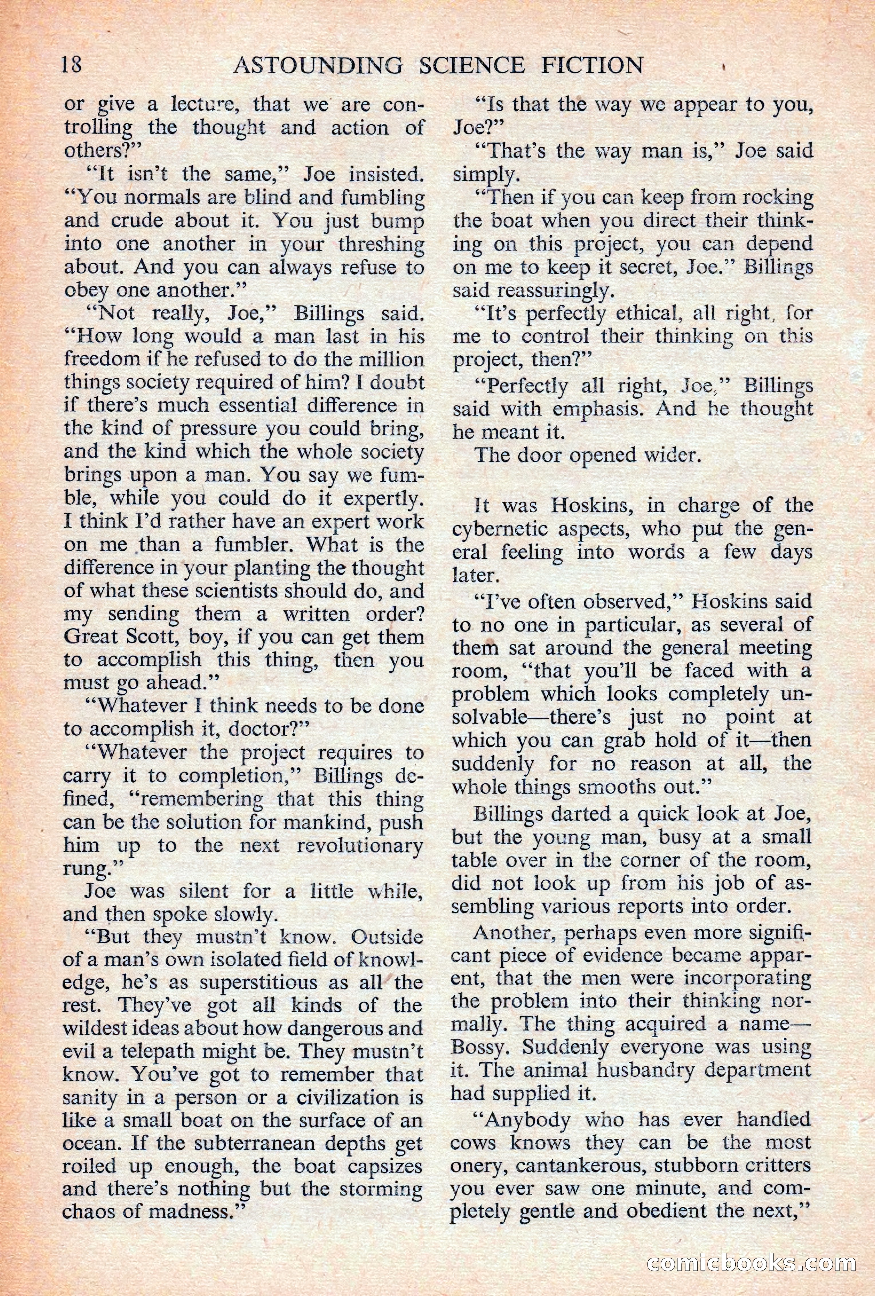 Astounding Science Fiction, British Edition — page 20 of 132