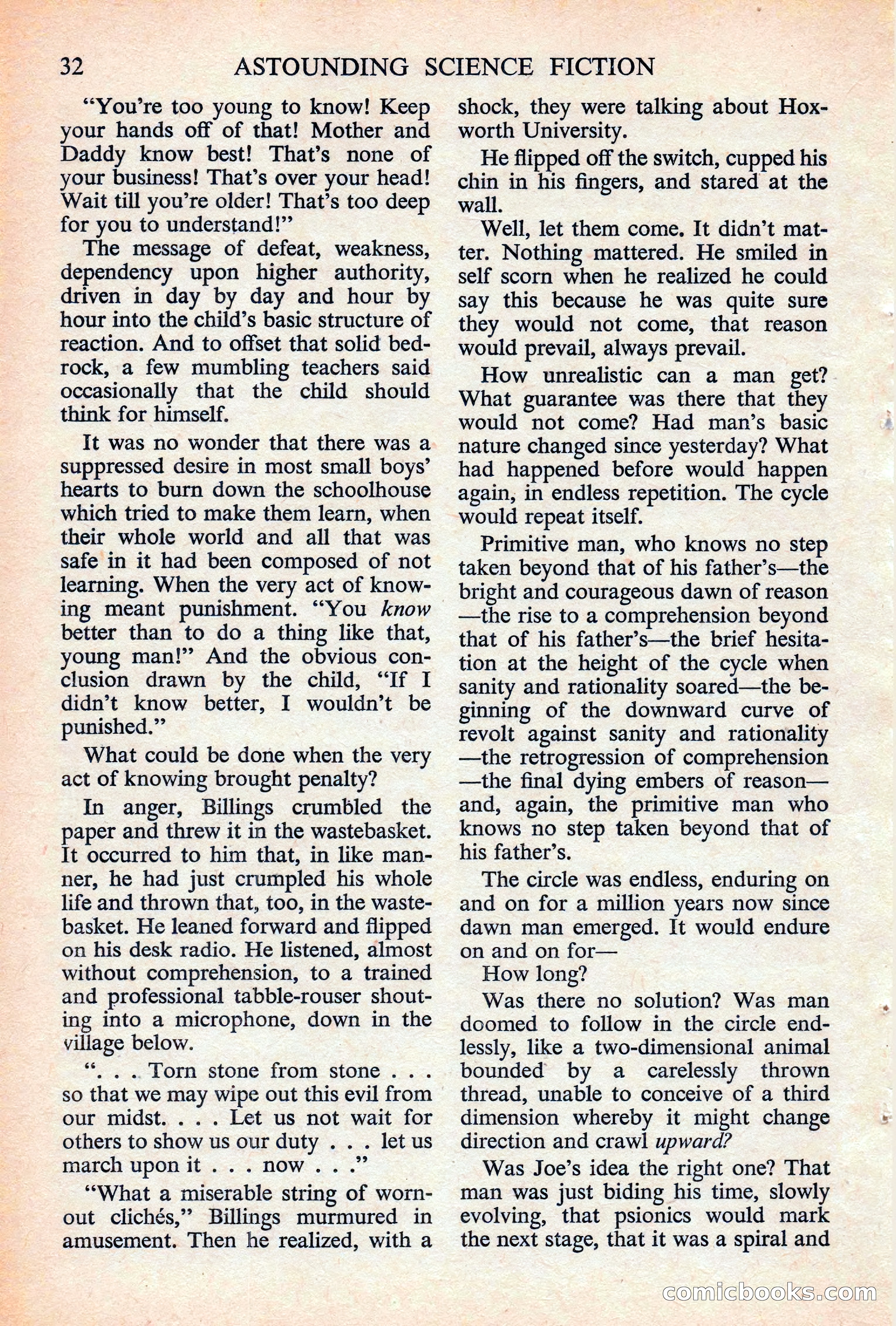 Astounding Science Fiction, British Edition — page 34 of 132