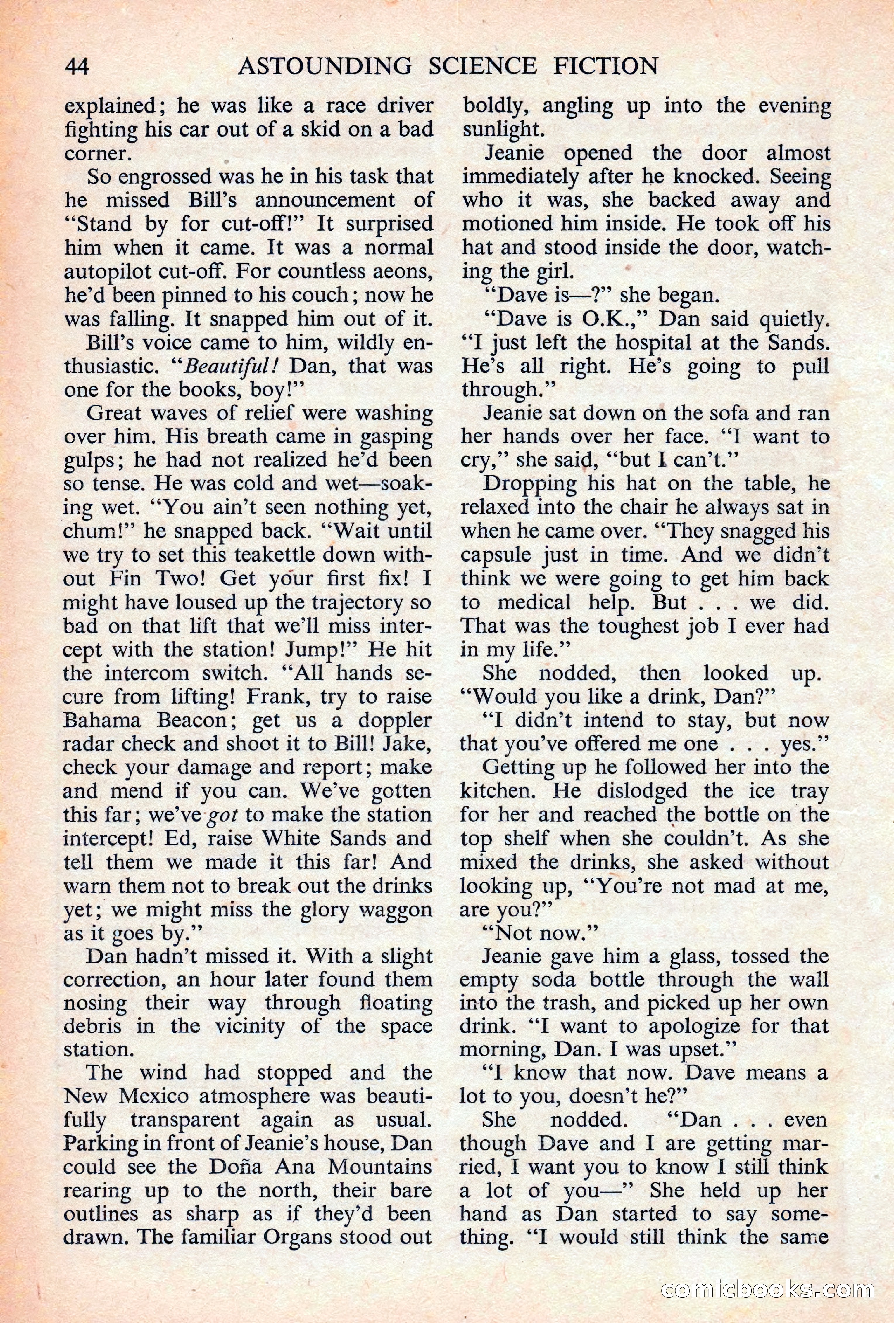 Astounding Science Fiction, British Edition — page 46 of 132