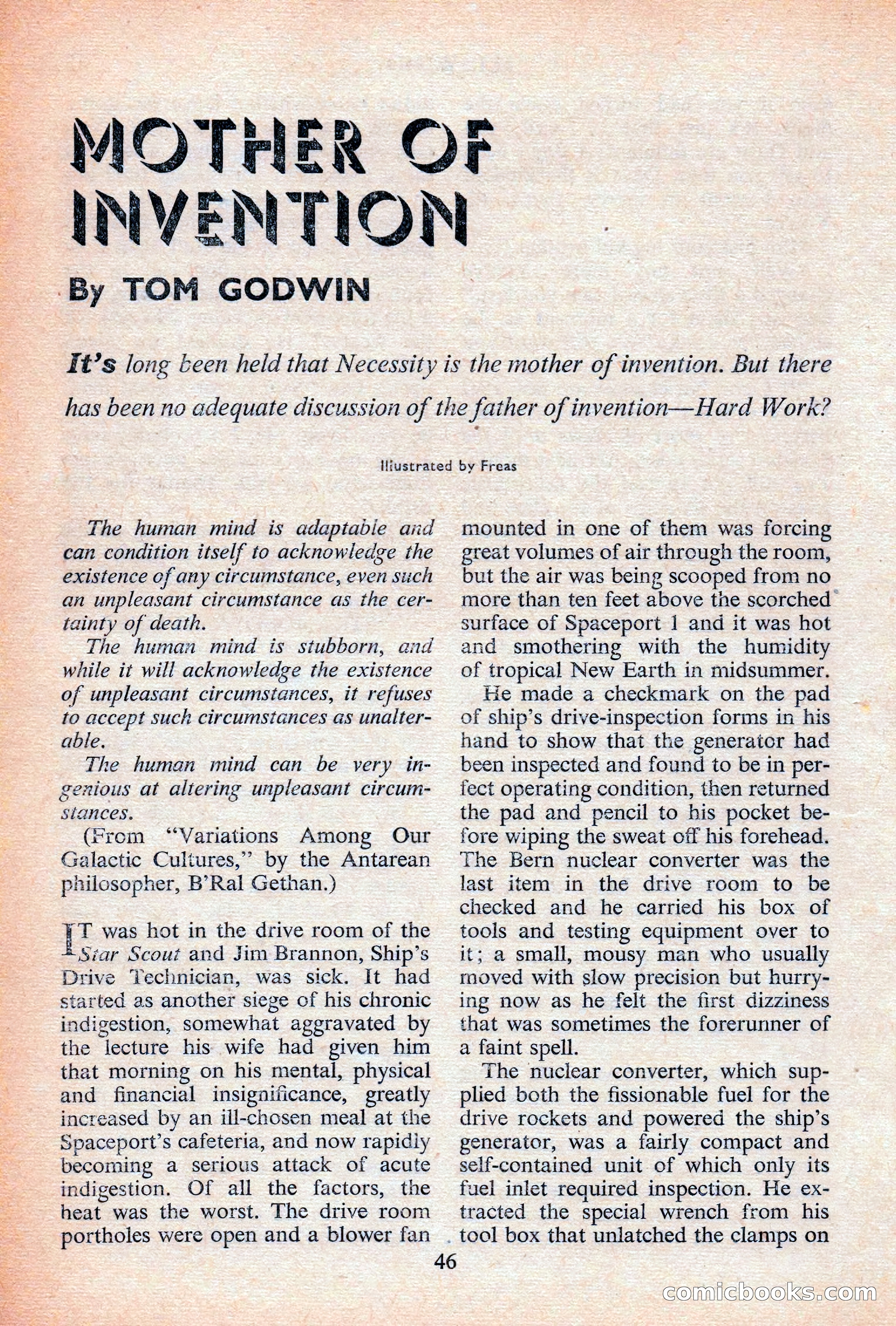 Astounding Science Fiction, British Edition — page 48 of 132