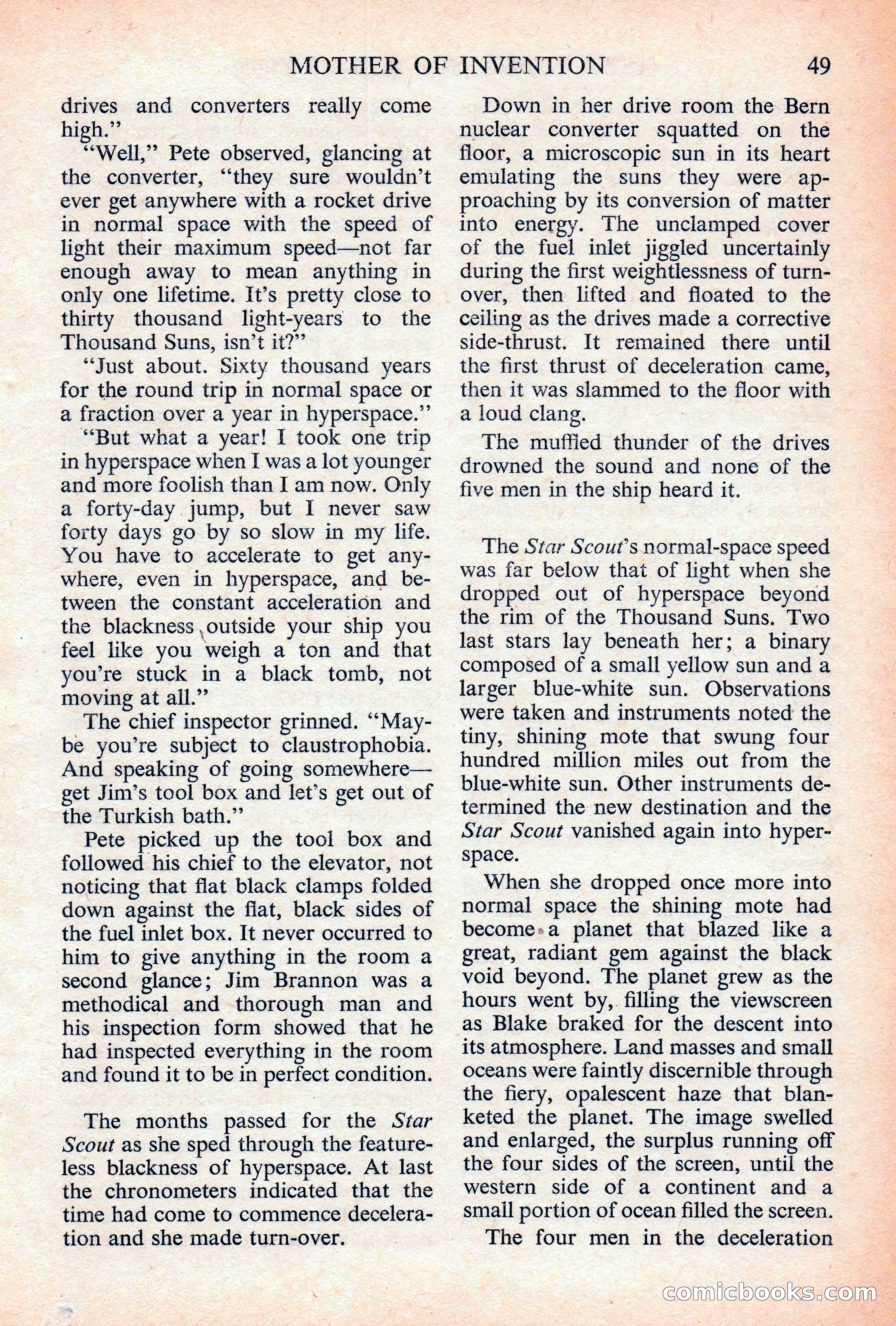 Astounding Science Fiction, British Edition — page 51 of 132