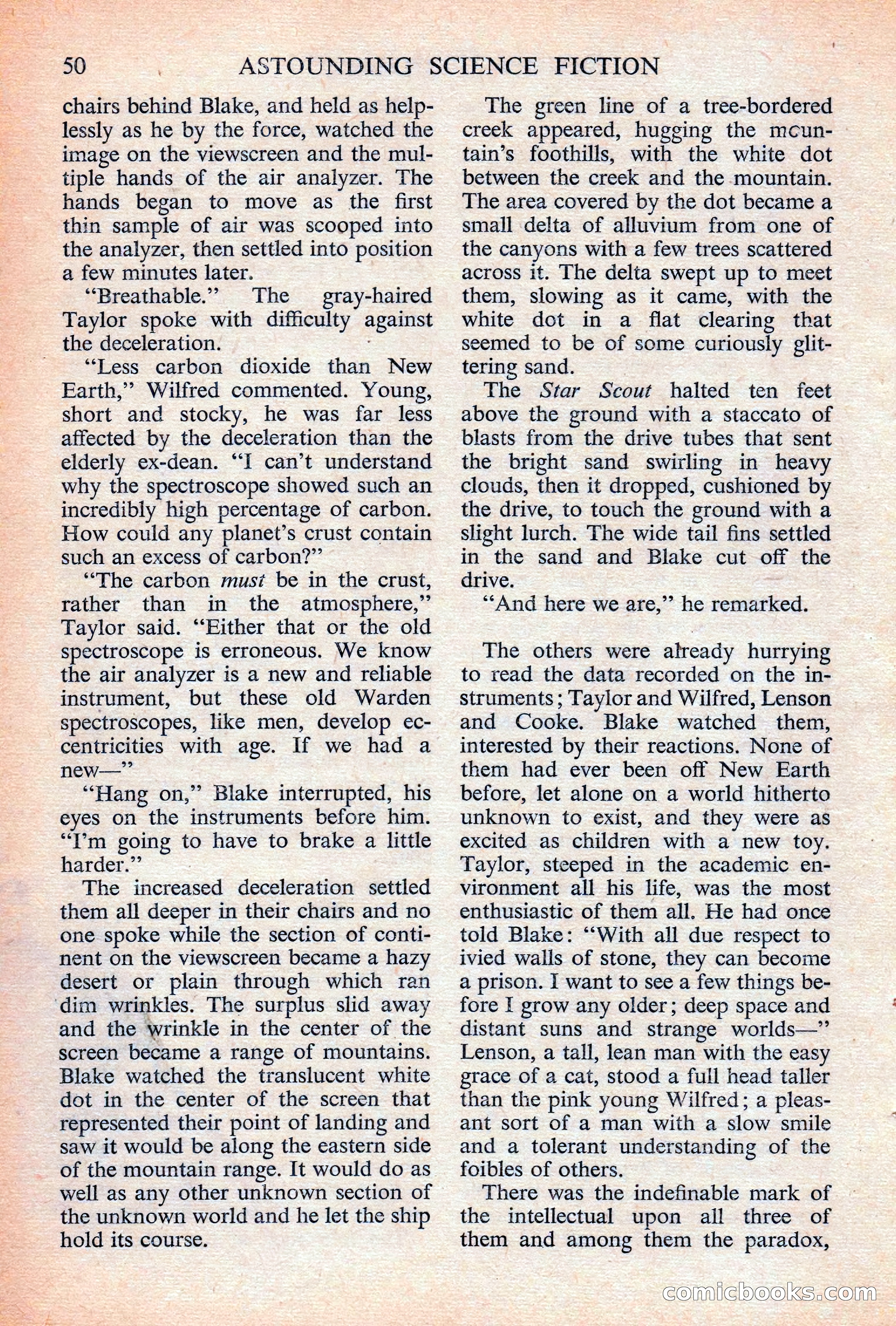 Astounding Science Fiction, British Edition — page 52 of 132