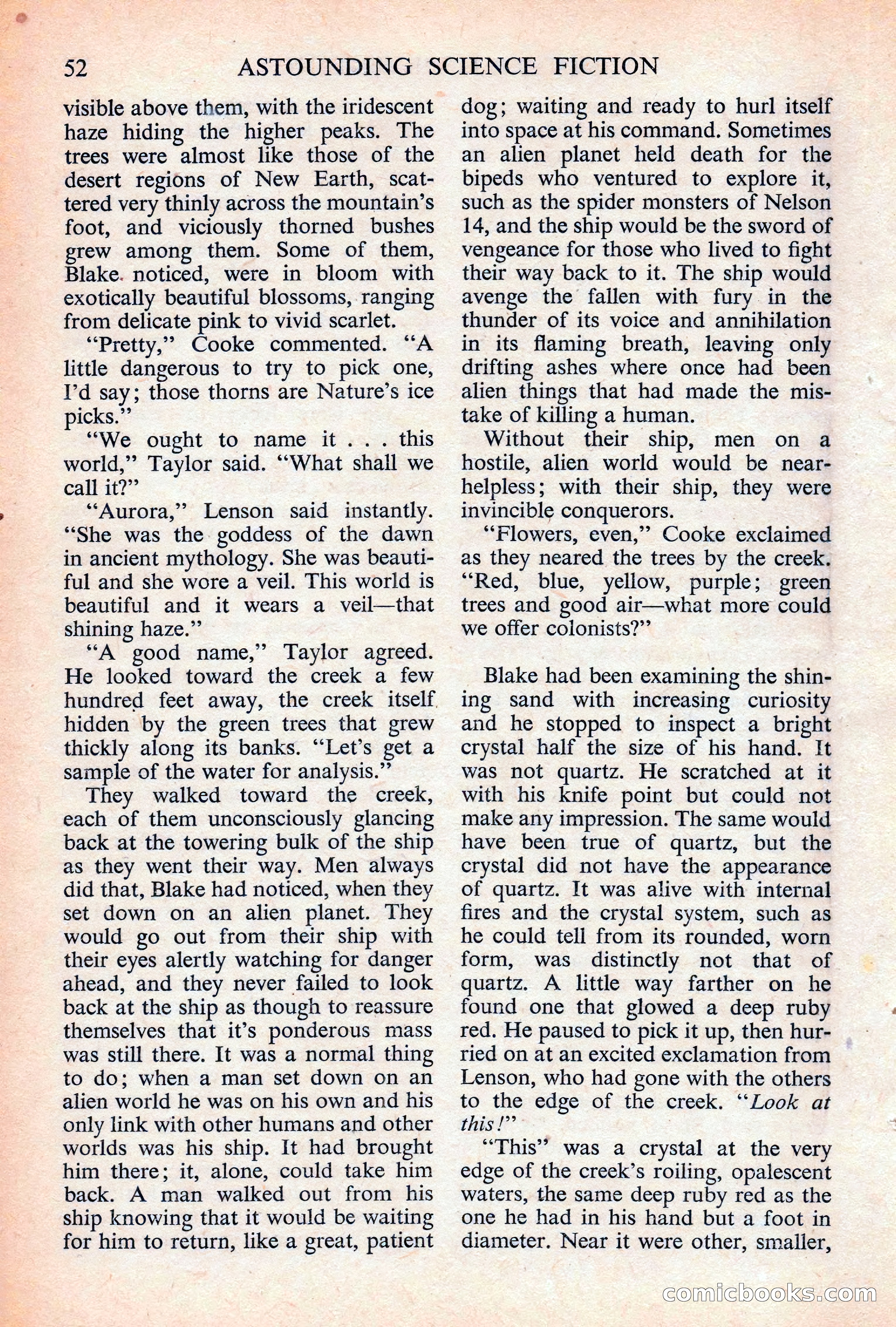 Astounding Science Fiction, British Edition — page 54 of 132