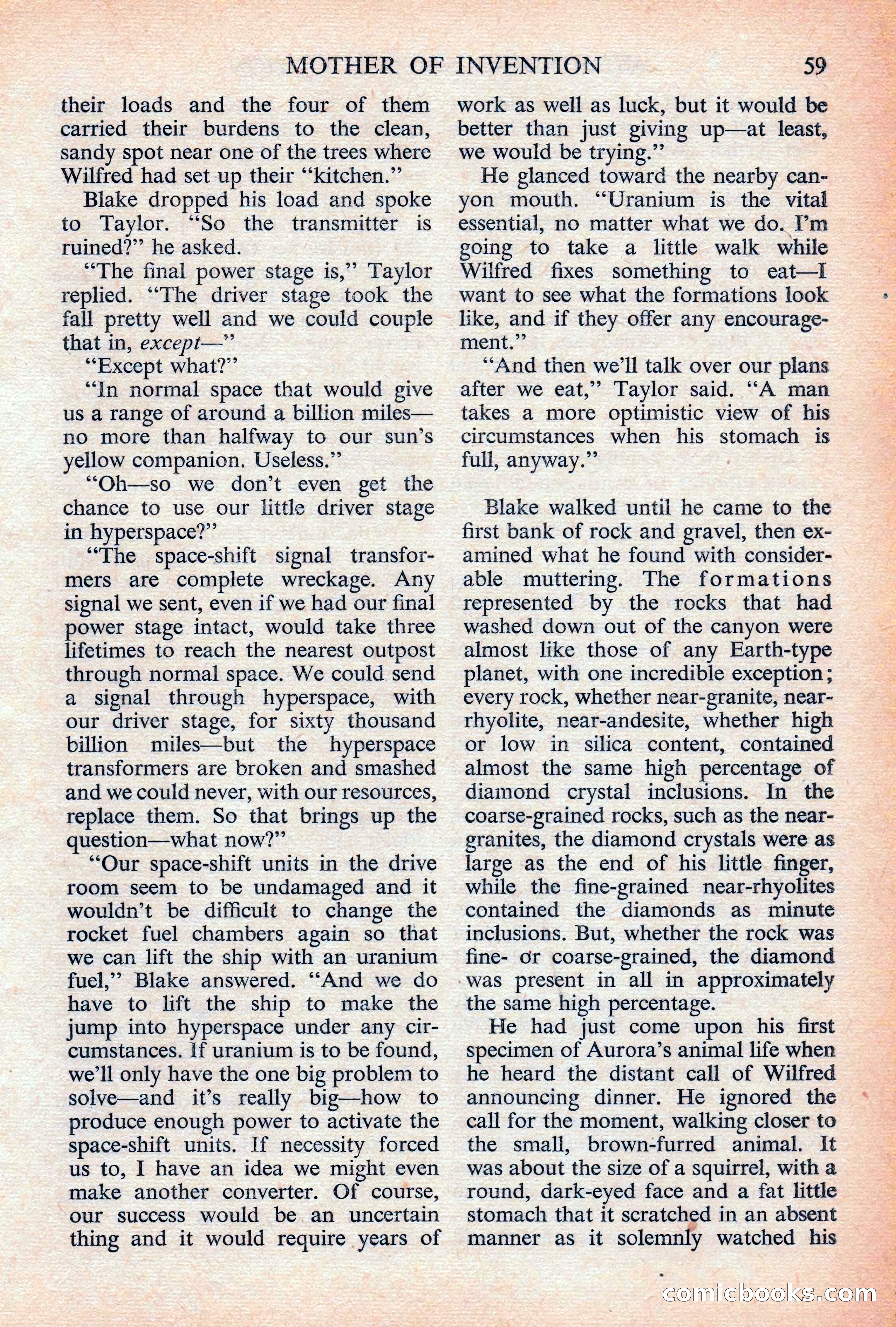 Astounding Science Fiction, British Edition — page 61 of 132
