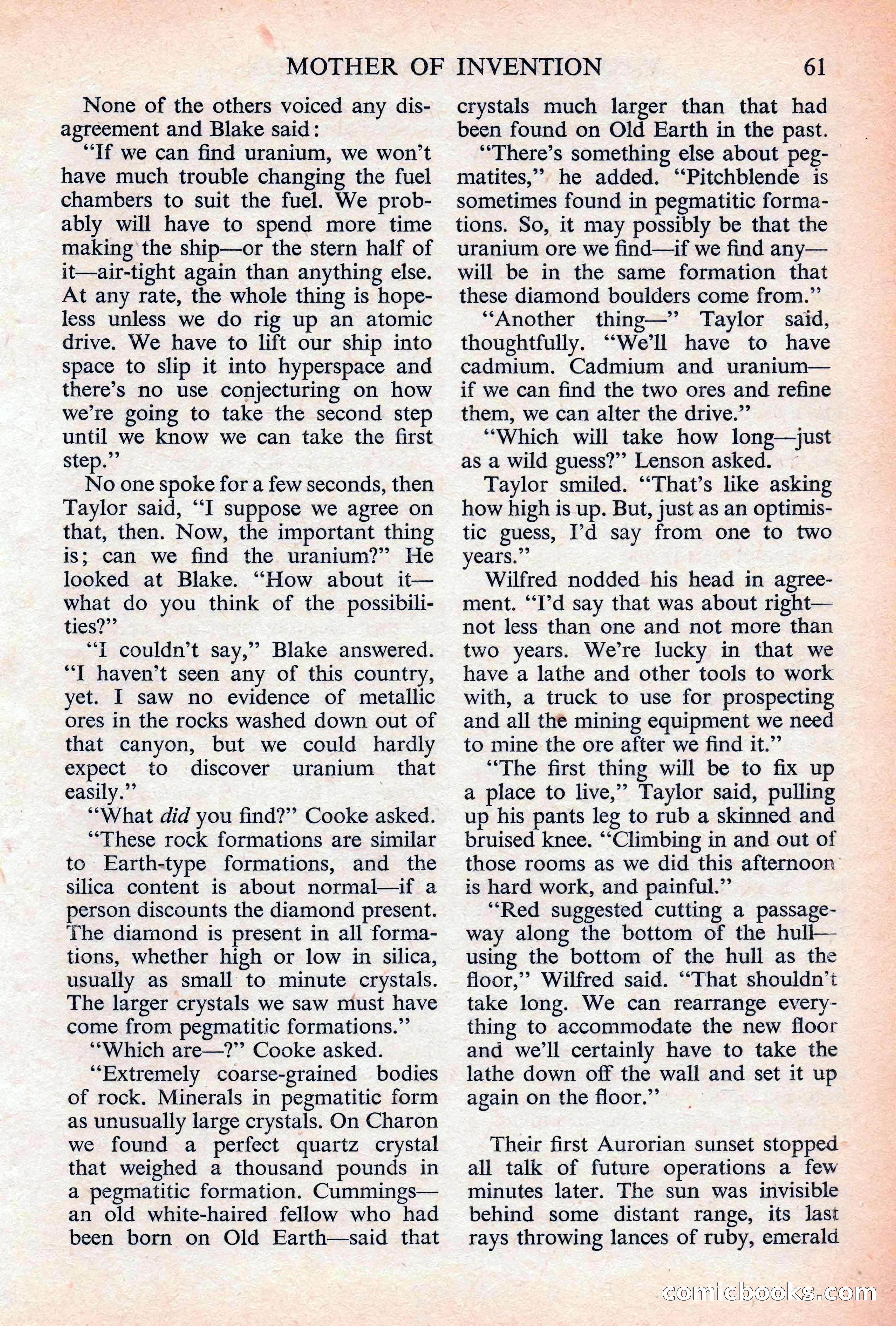 Astounding Science Fiction, British Edition — page 63 of 132
