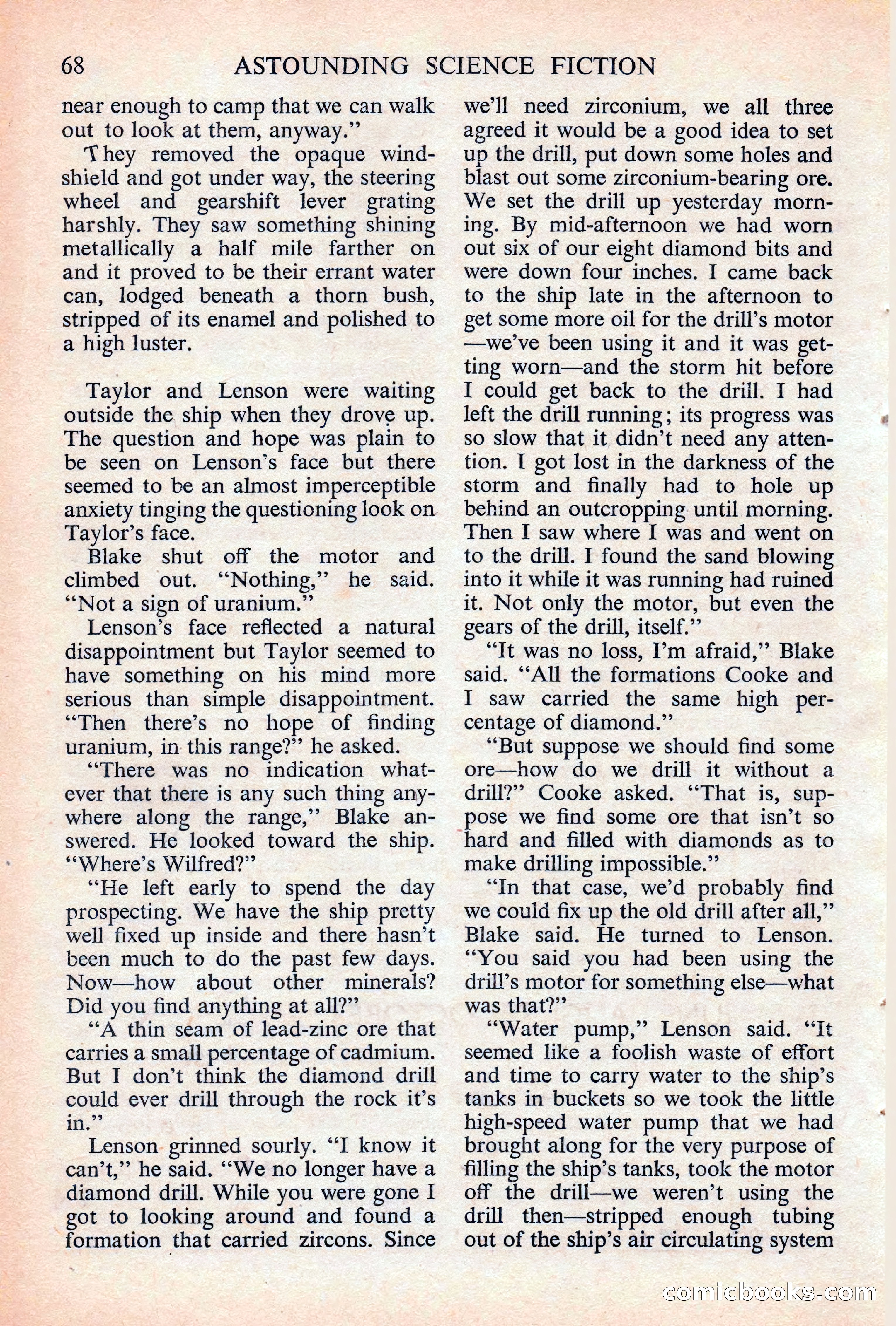 Astounding Science Fiction, British Edition — page 70 of 132