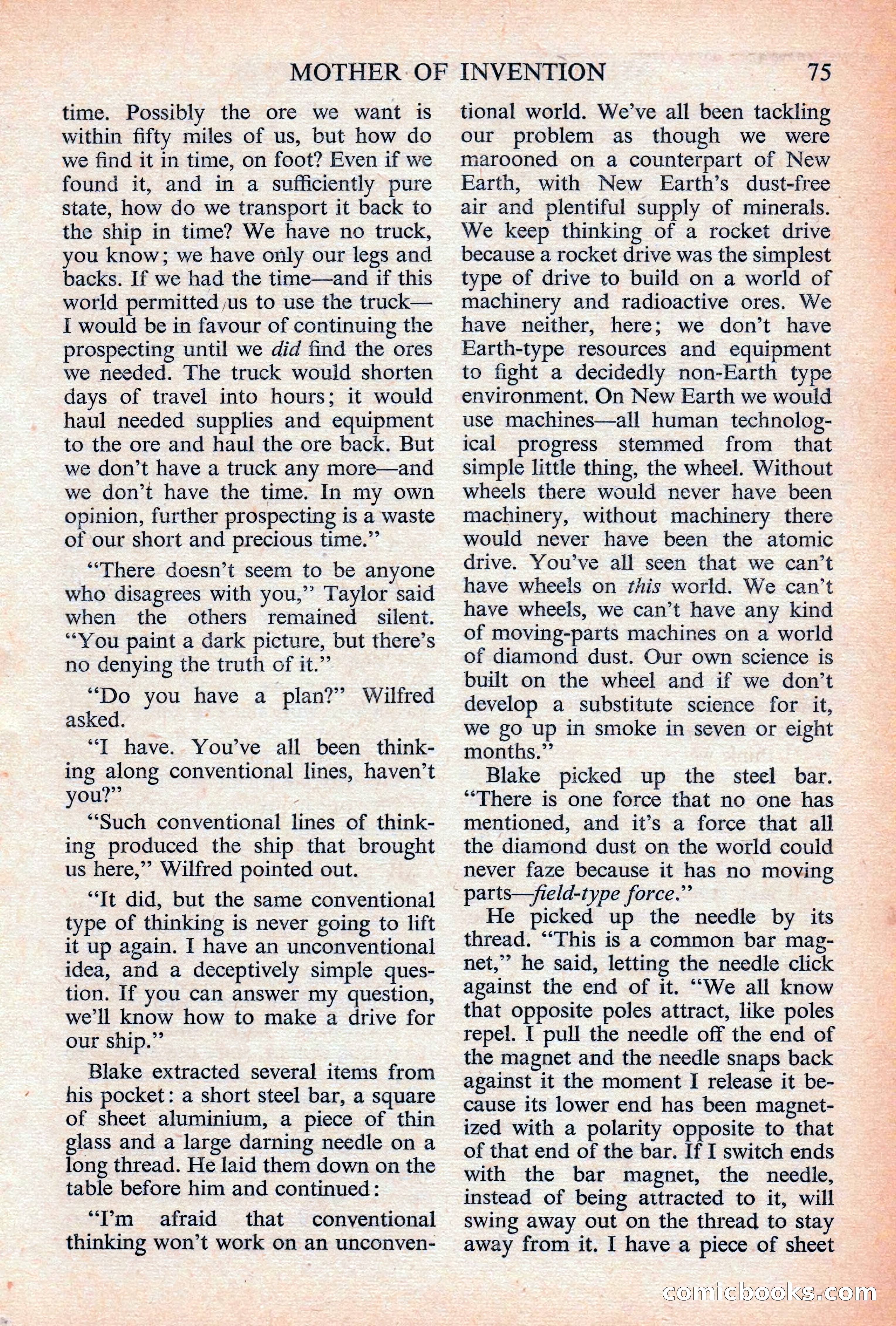 Astounding Science Fiction, British Edition — page 77 of 132