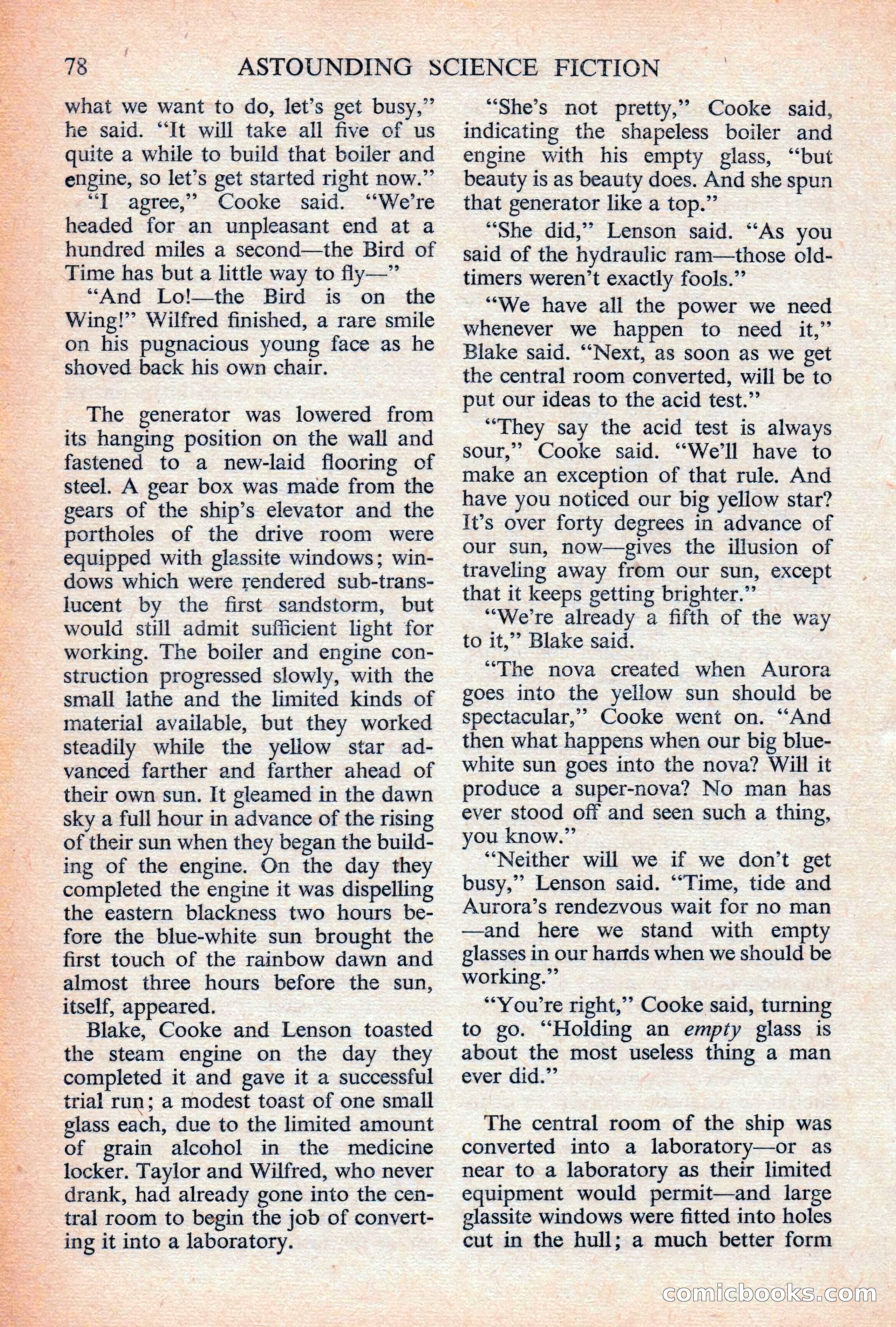 Astounding Science Fiction, British Edition — page 80 of 132