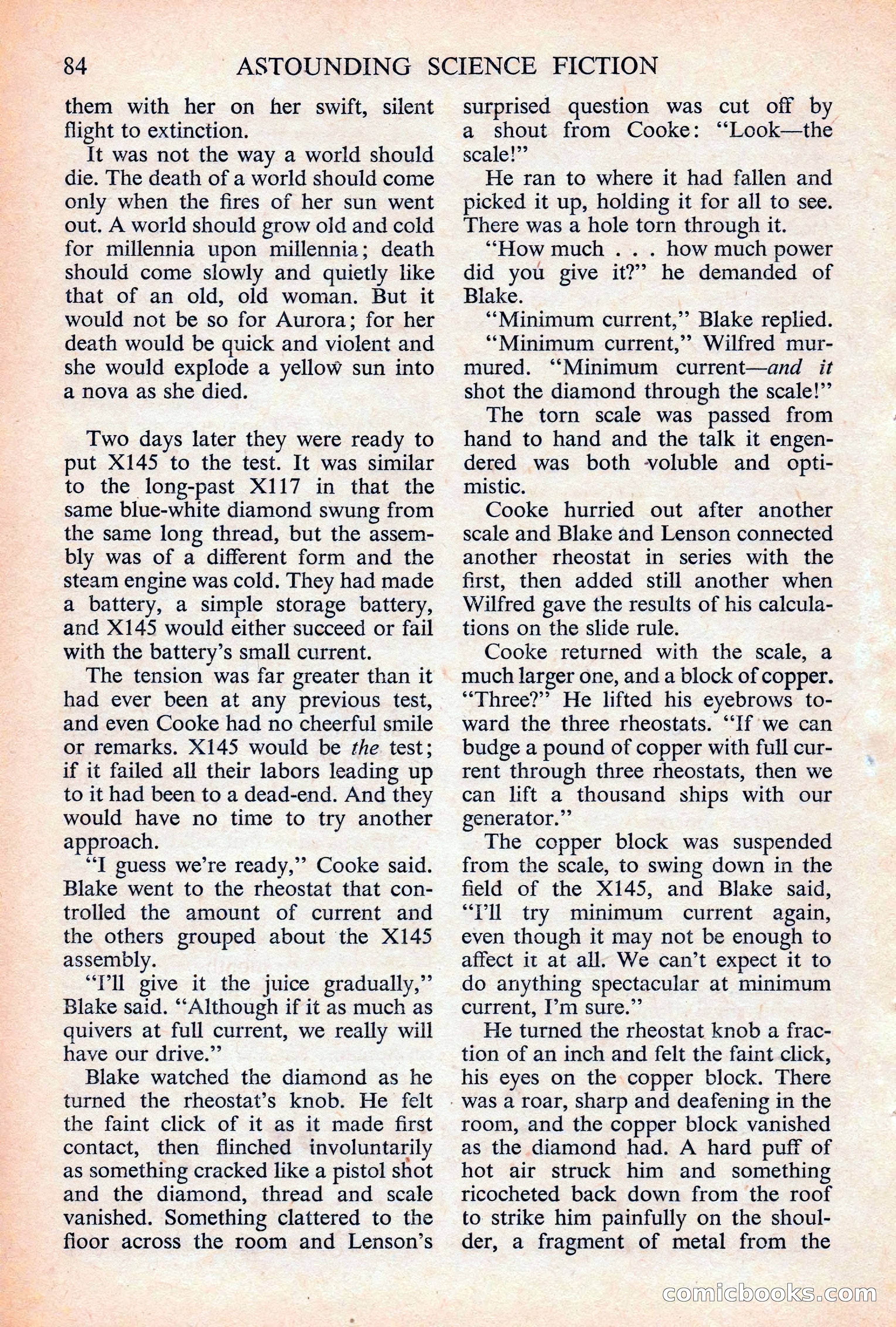 Astounding Science Fiction, British Edition — page 86 of 132