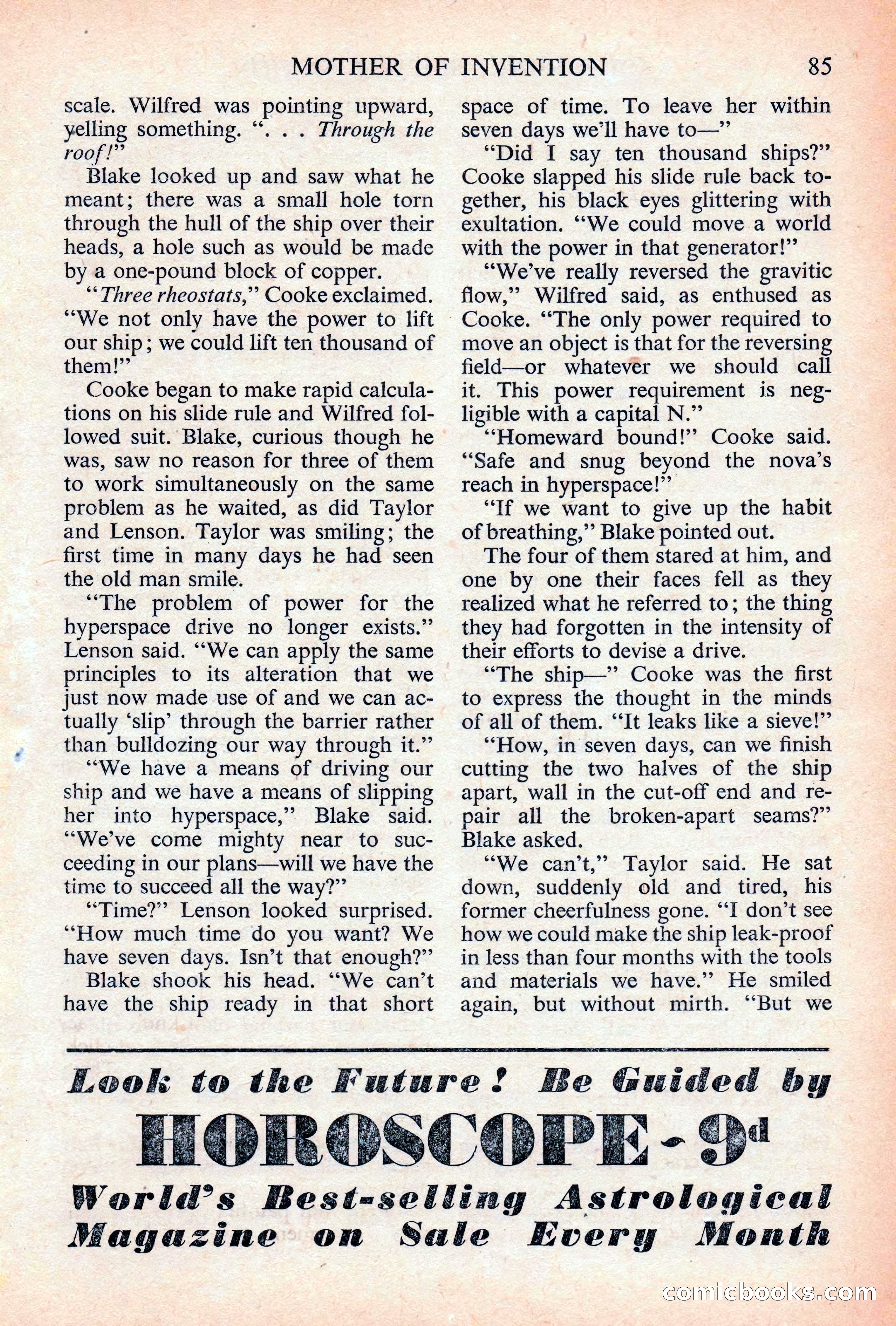 Astounding Science Fiction, British Edition — page 87 of 132