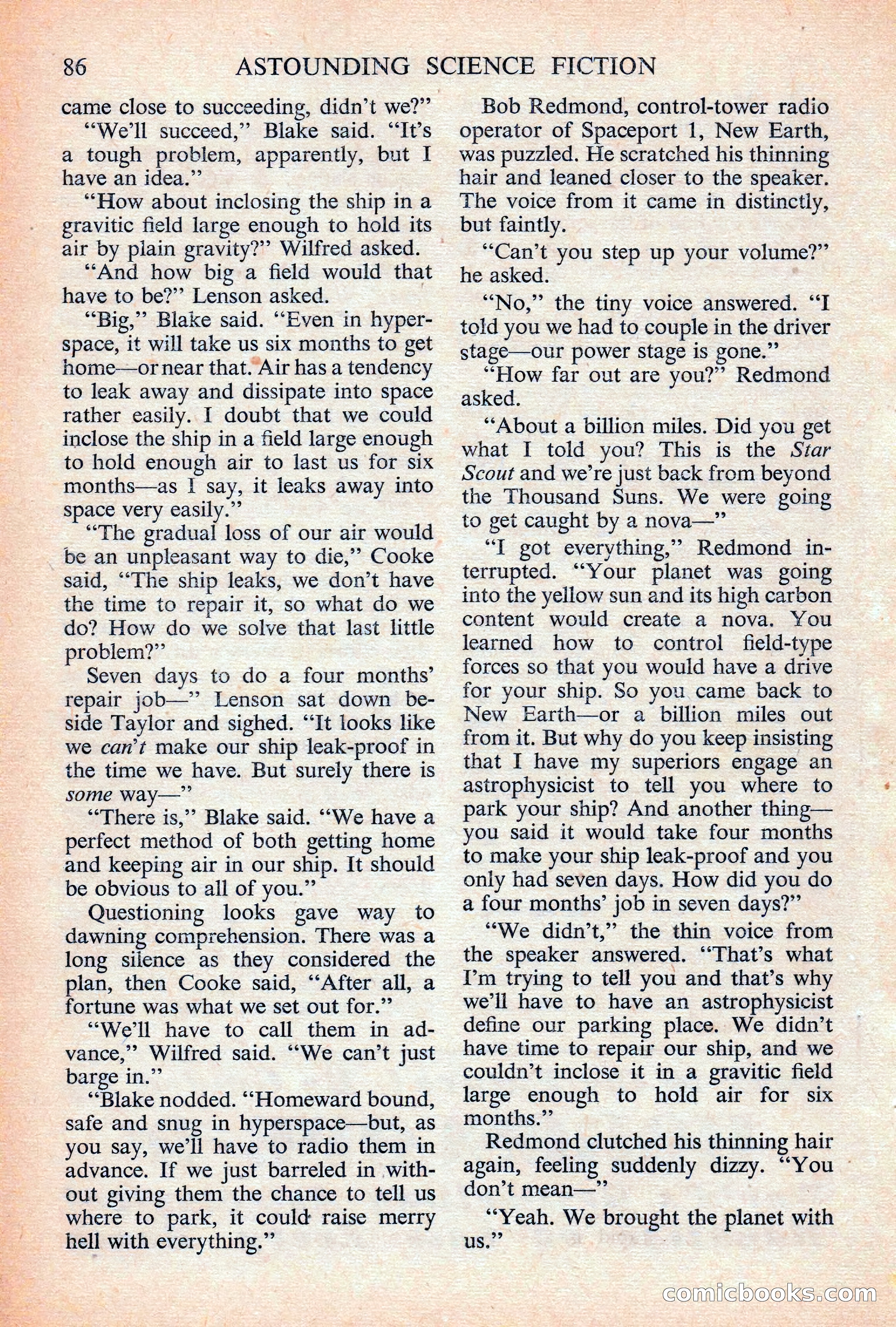 Astounding Science Fiction, British Edition — page 88 of 132