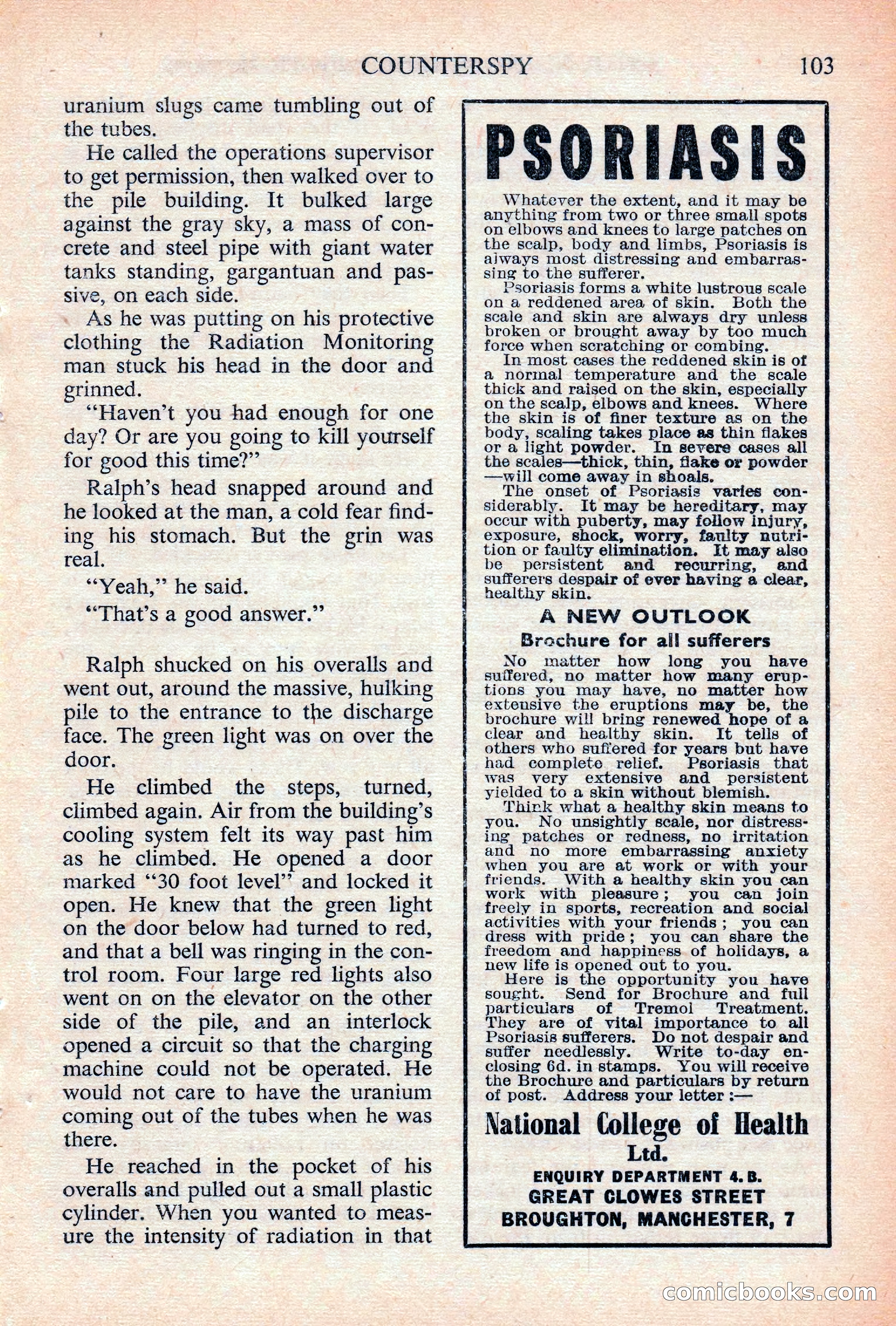 Astounding Science Fiction, British Edition — page 105 of 132
