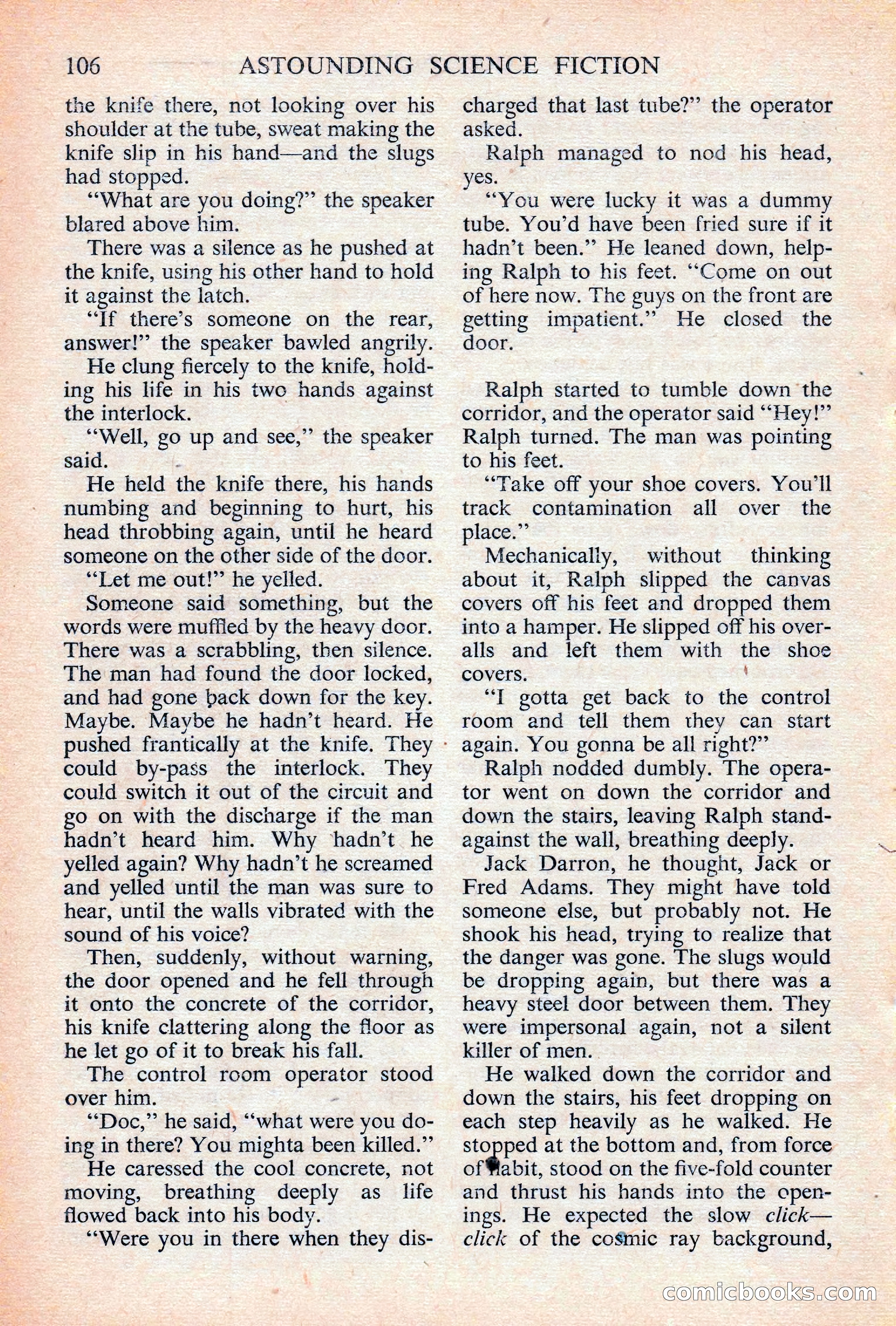 Astounding Science Fiction, British Edition — page 108 of 132