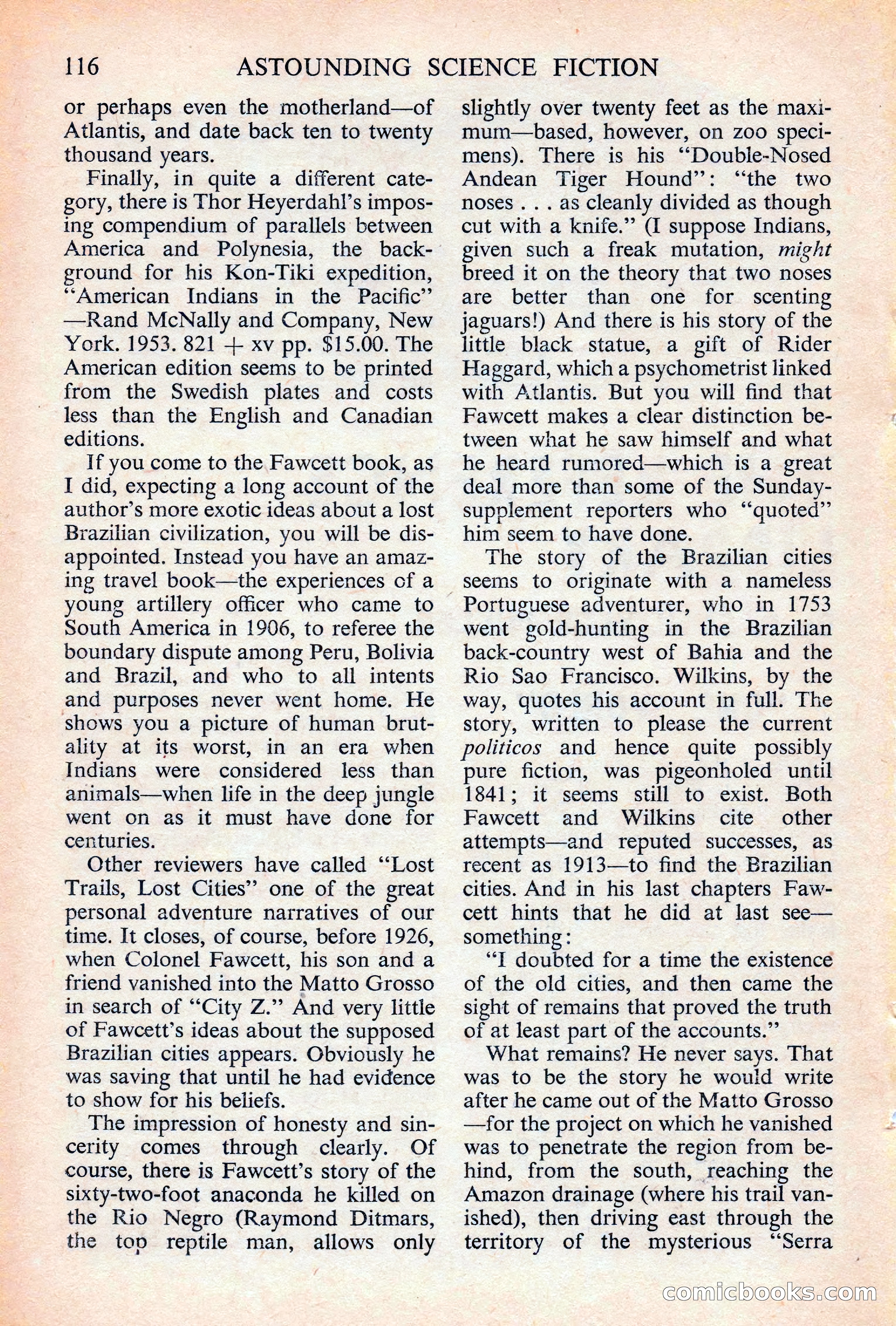 Astounding Science Fiction, British Edition — page 118 of 132