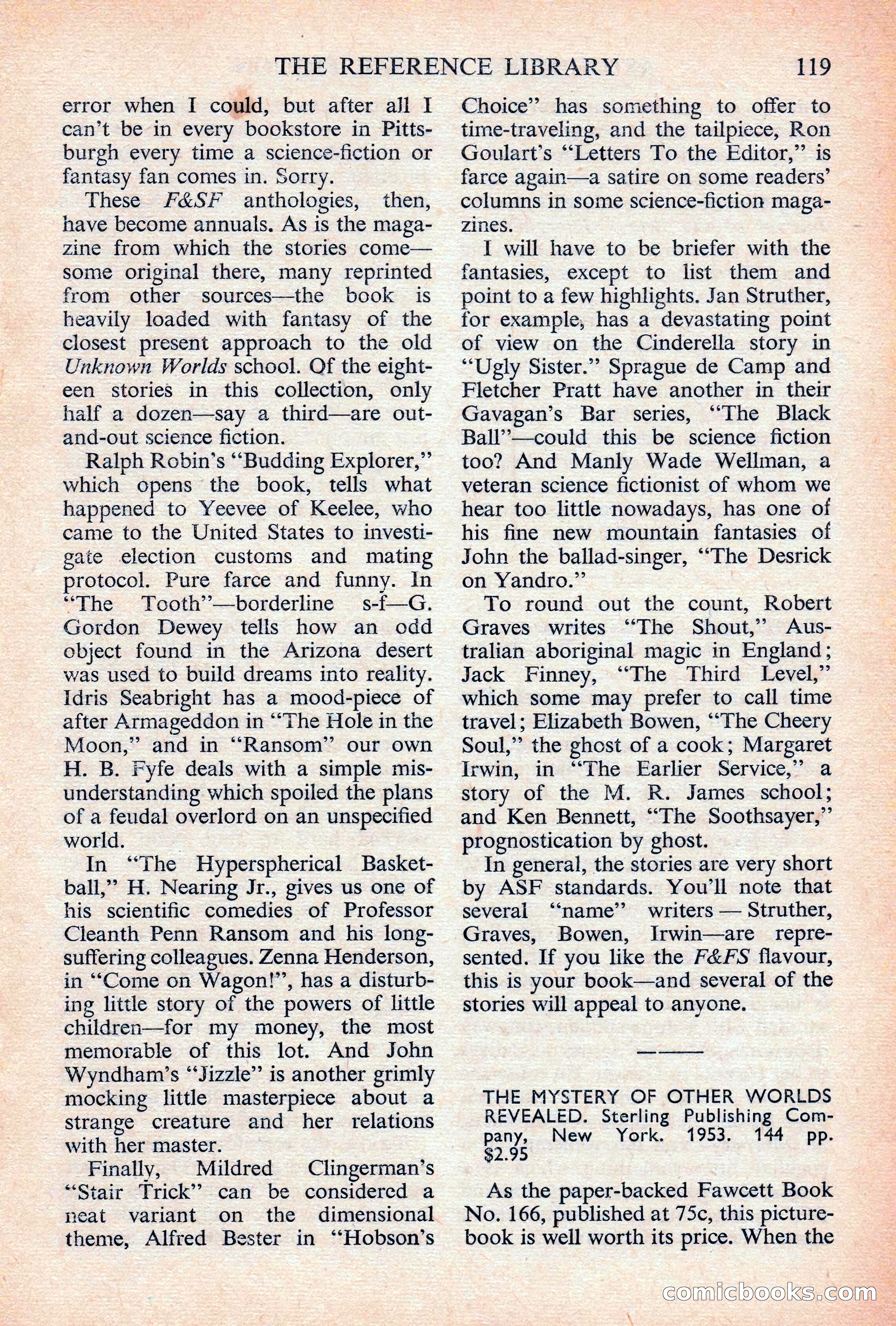 Astounding Science Fiction, British Edition — page 121 of 132