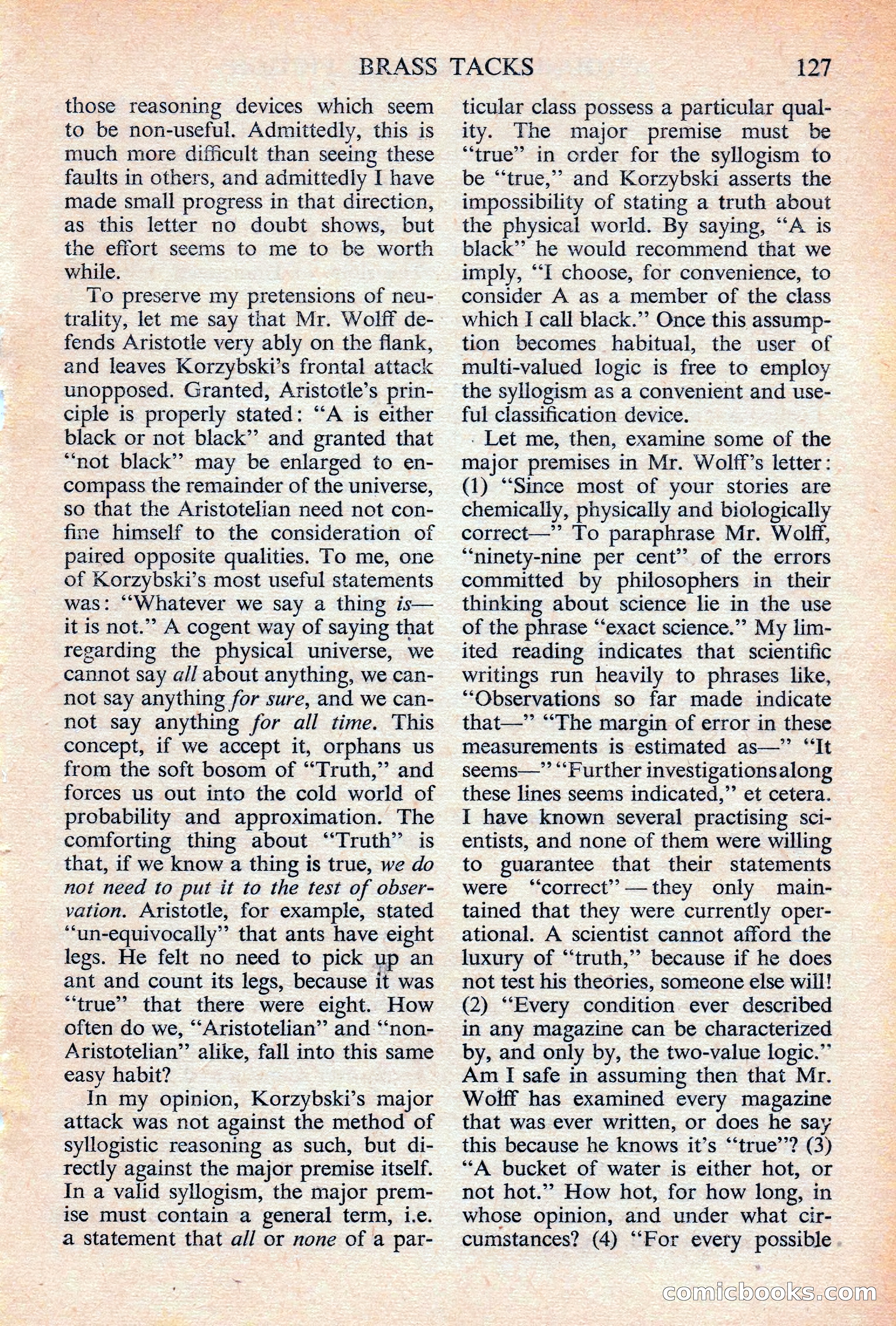 Astounding Science Fiction, British Edition — page 129 of 132