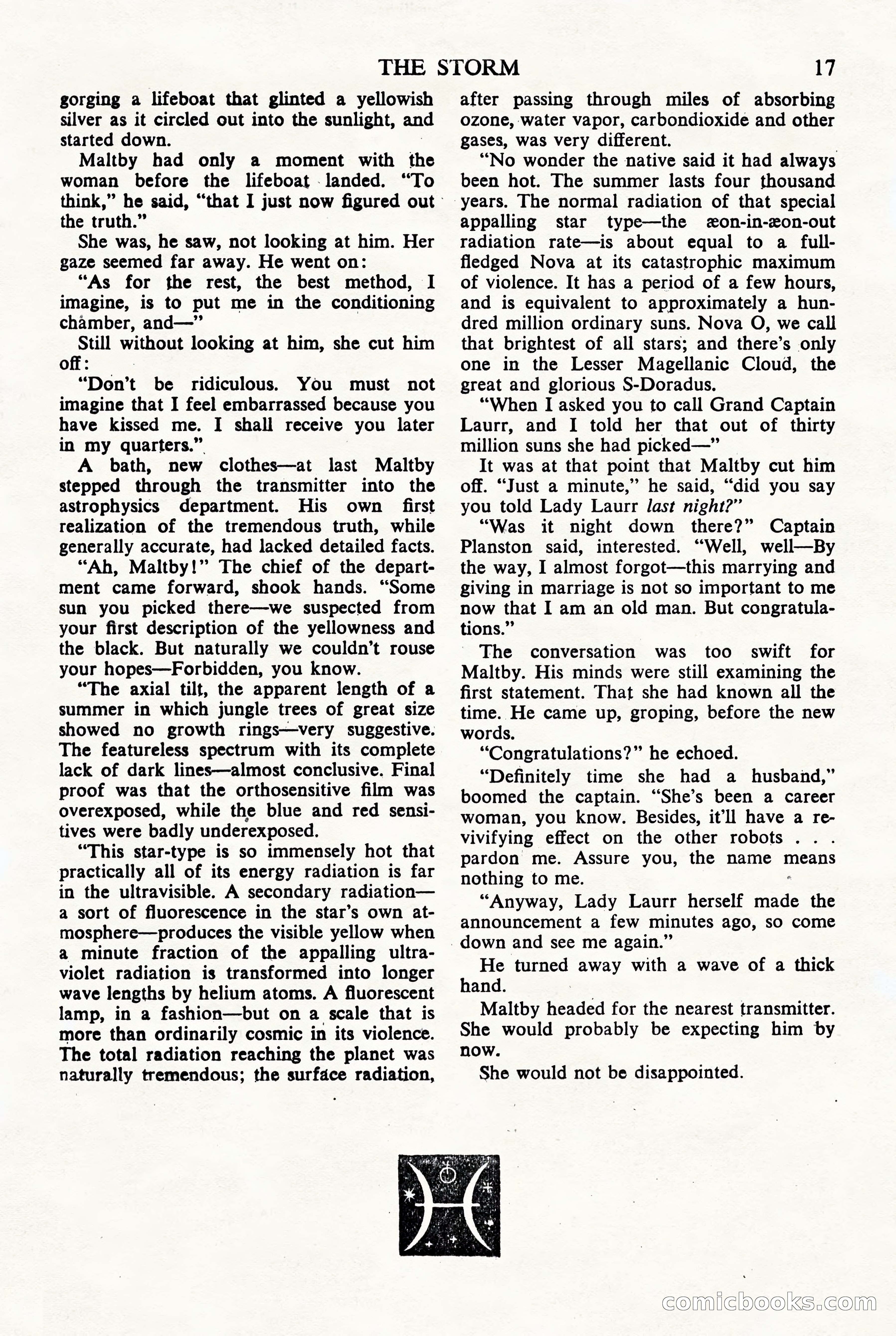 Astounding Science Fiction (UK Edition) — page 19 of 68