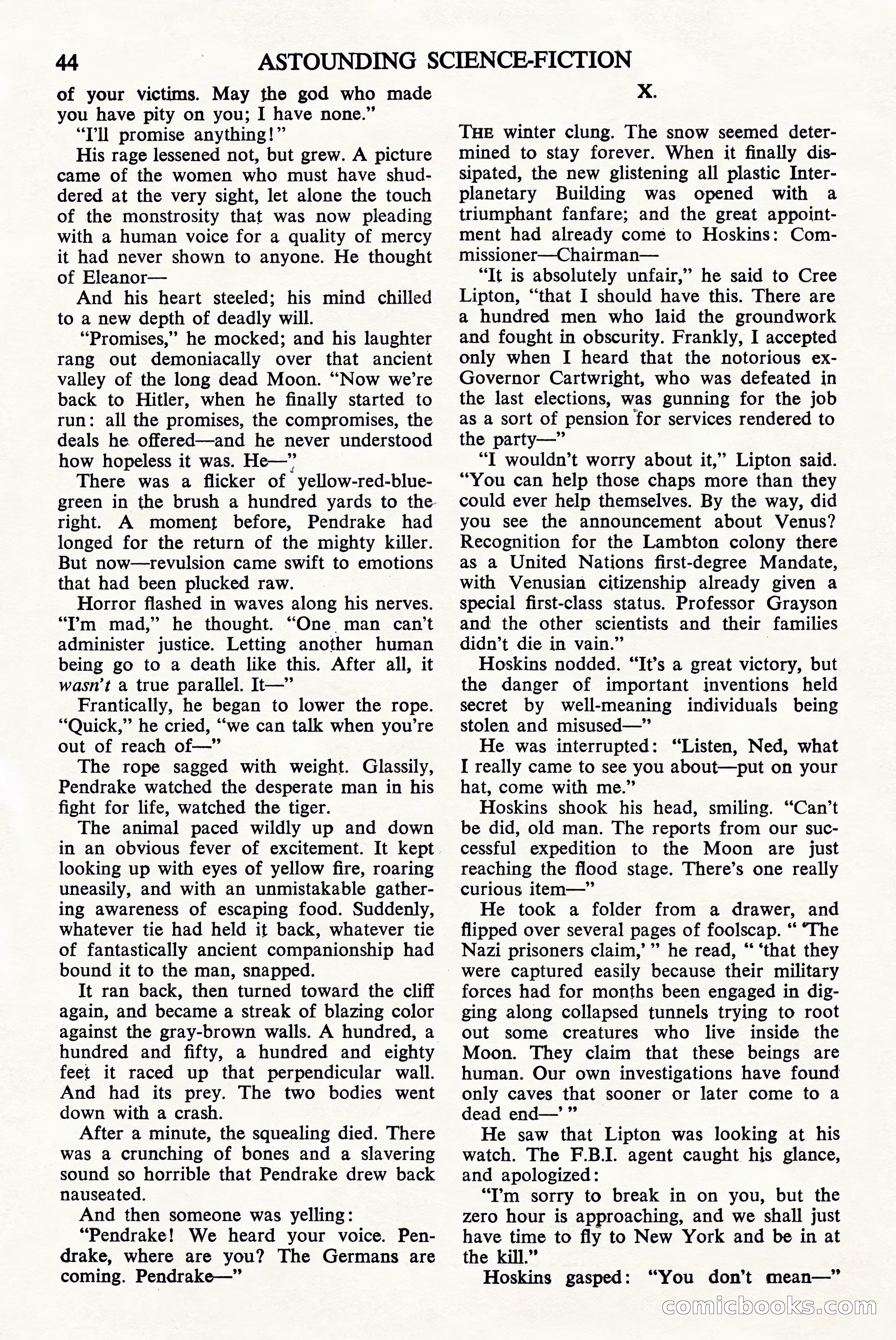 Astounding Science Fiction (British Edition), April 1944 — page 46 of 68