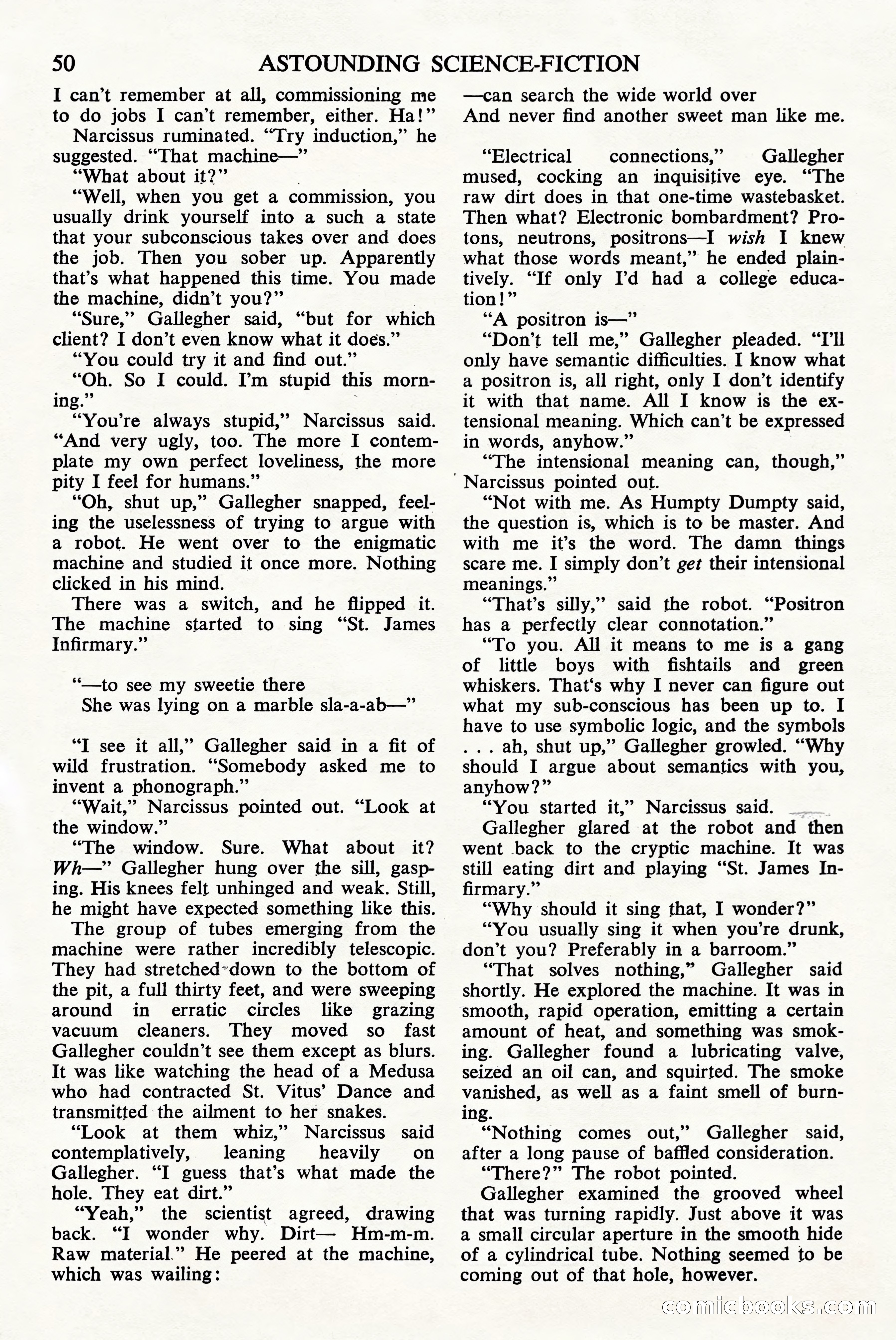 Astounding Science Fiction (British Edition), April 1944 — page 52 of 68