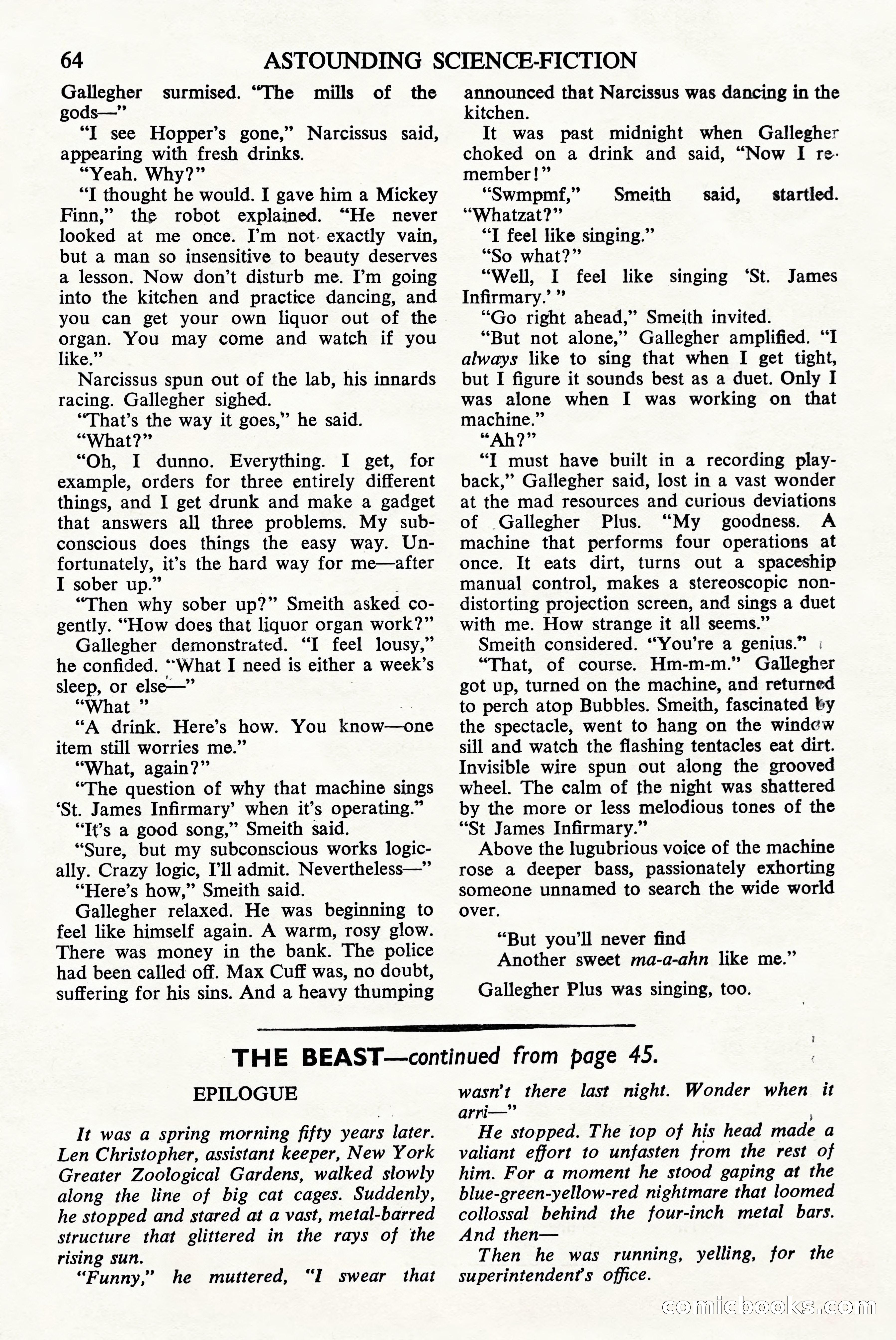 Astounding Science Fiction (British Edition), April 1944 — page 66 of 68