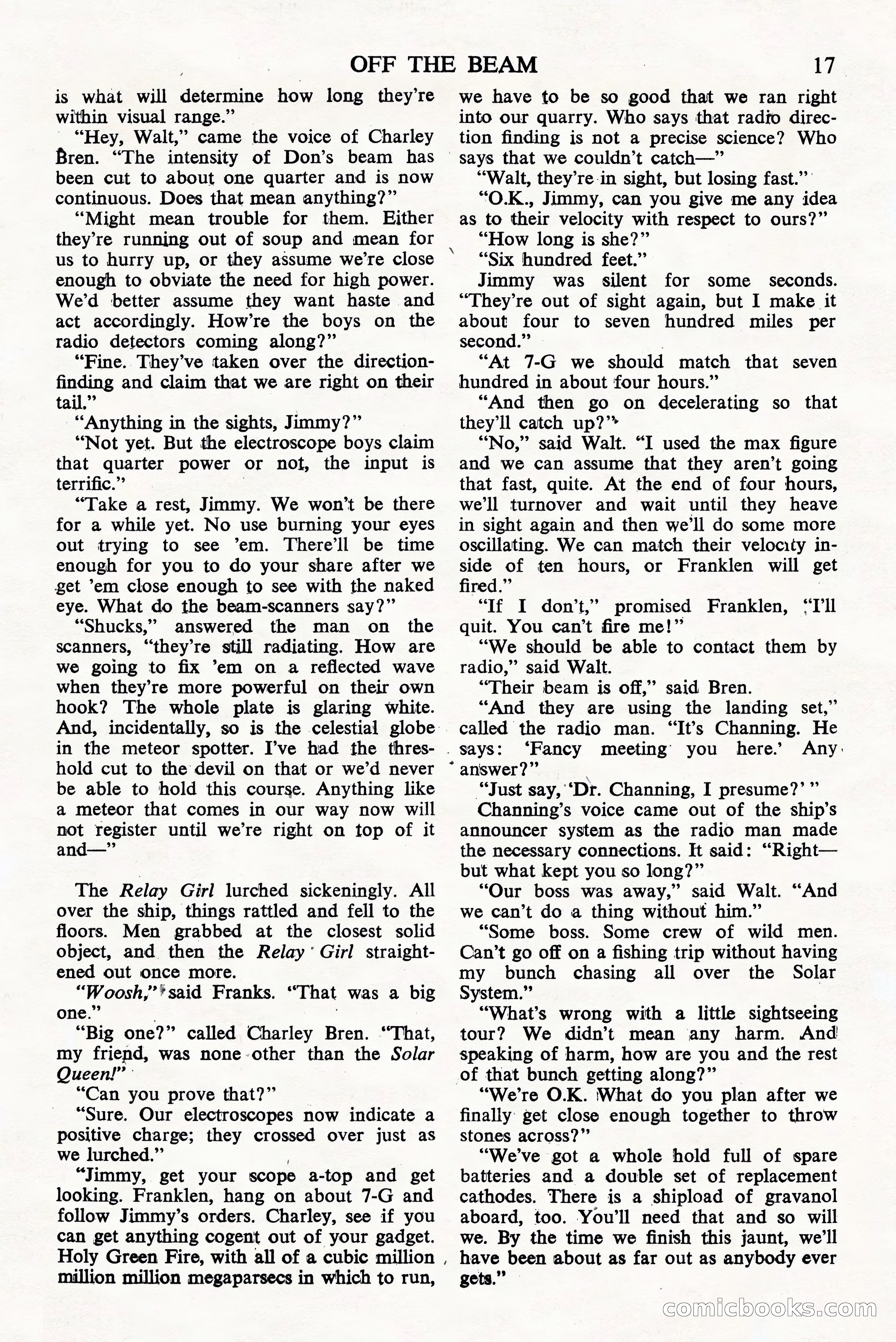 Astounding Science Fiction, June 1944 (British Edition) — page 19 of 68
