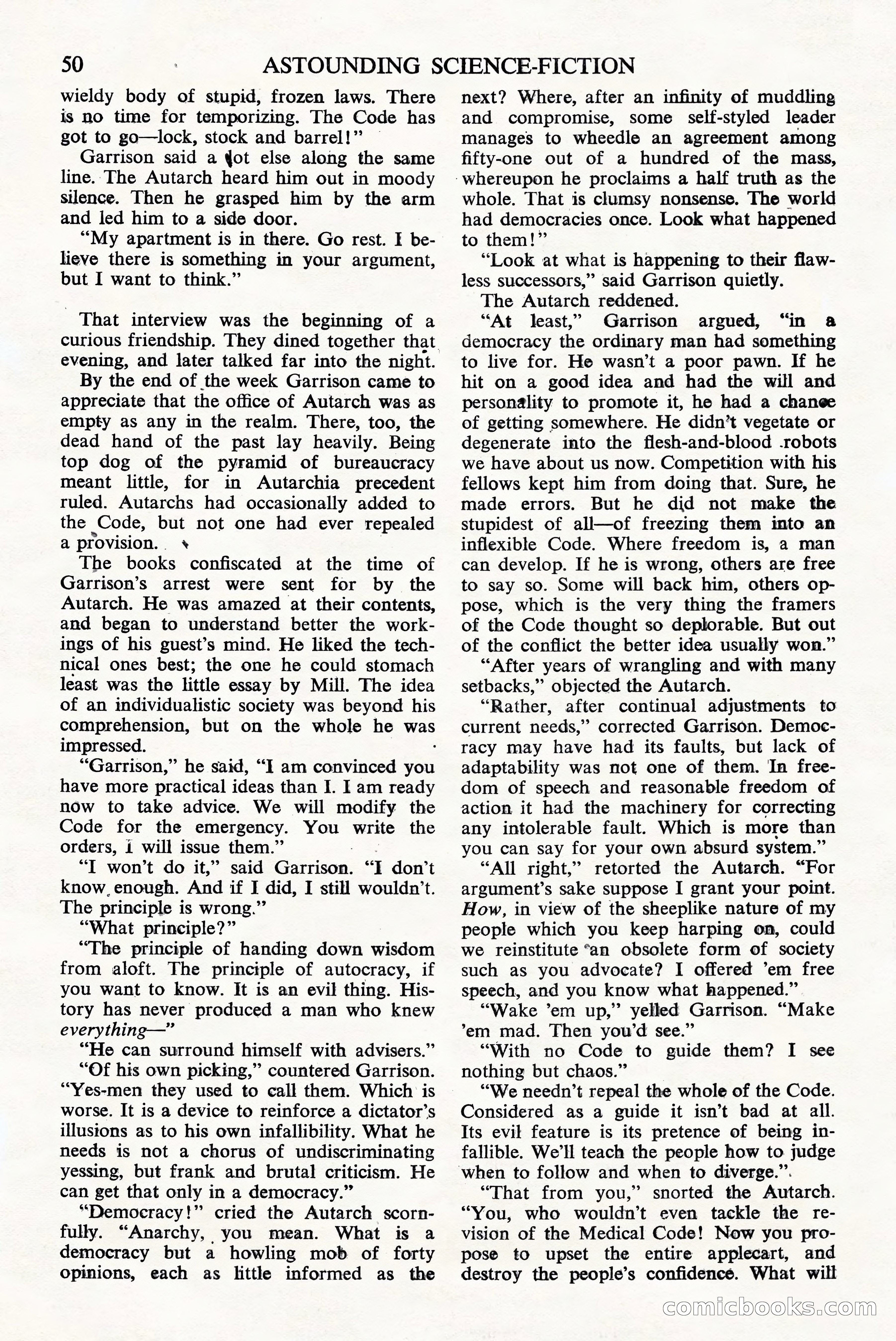 Astounding Science Fiction, June 1944 (British Edition) — page 52 of 68