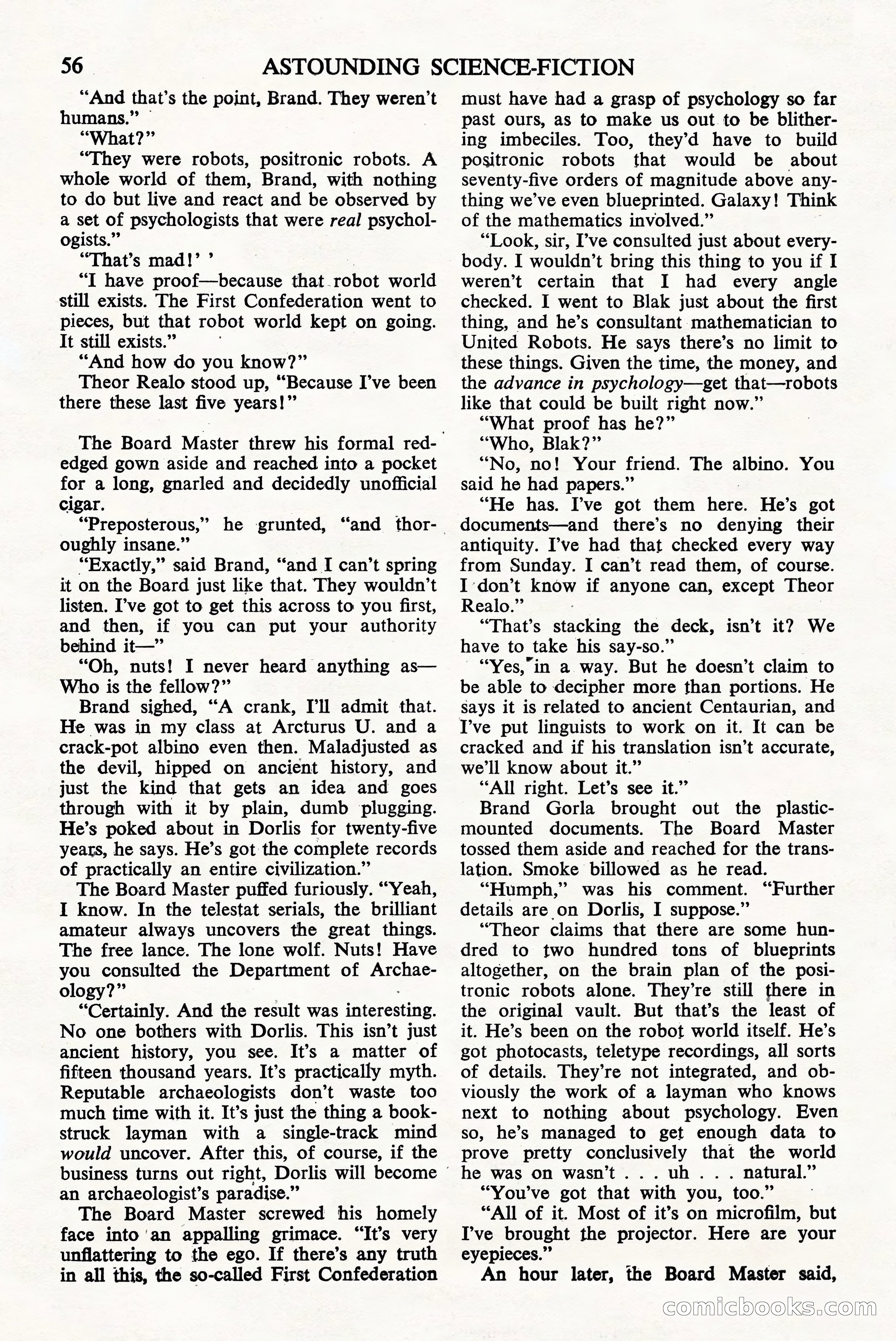 Astounding Science Fiction, June 1944 (British Edition) — page 58 of 68