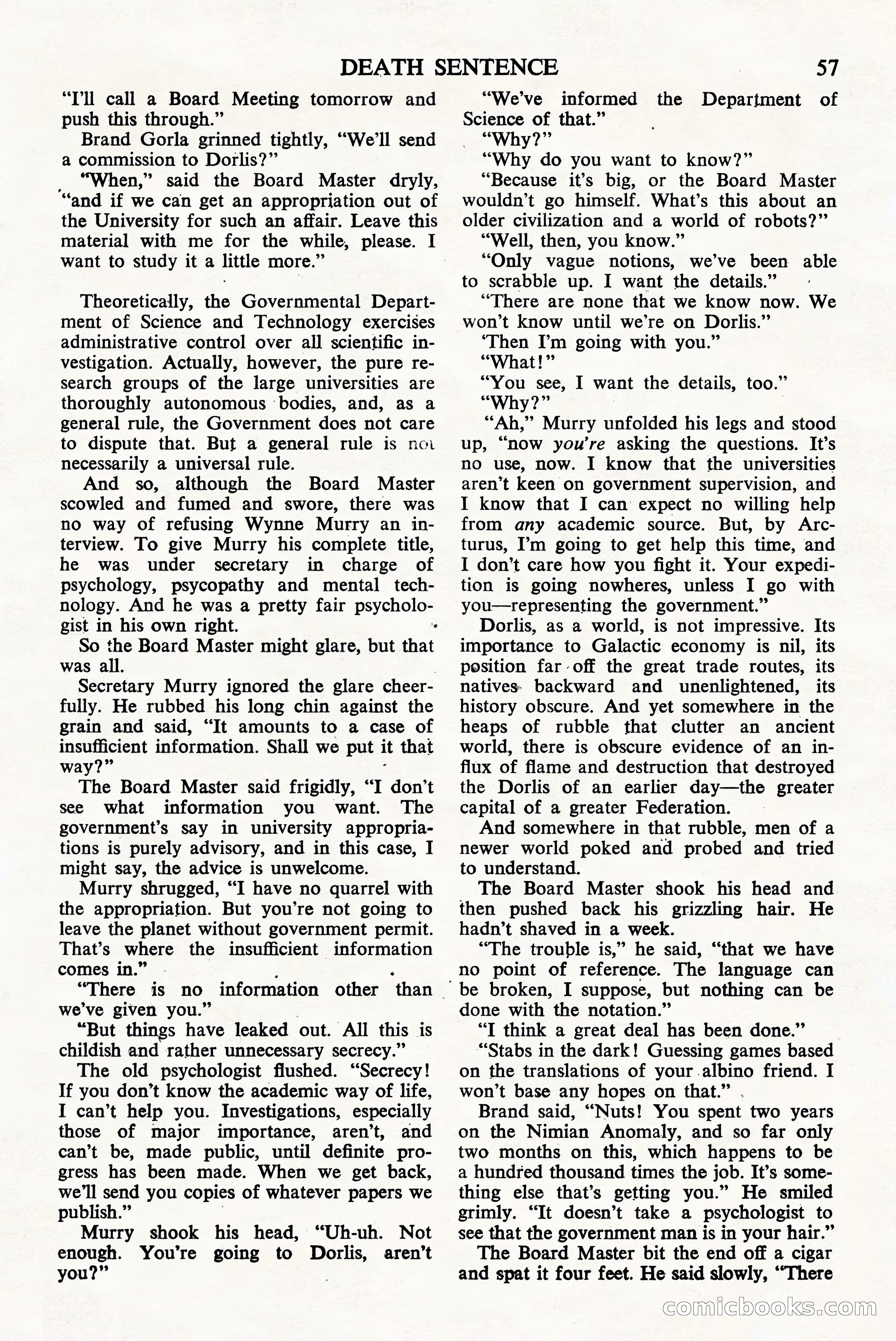 Astounding Science Fiction, June 1944 (British Edition) — page 59 of 68