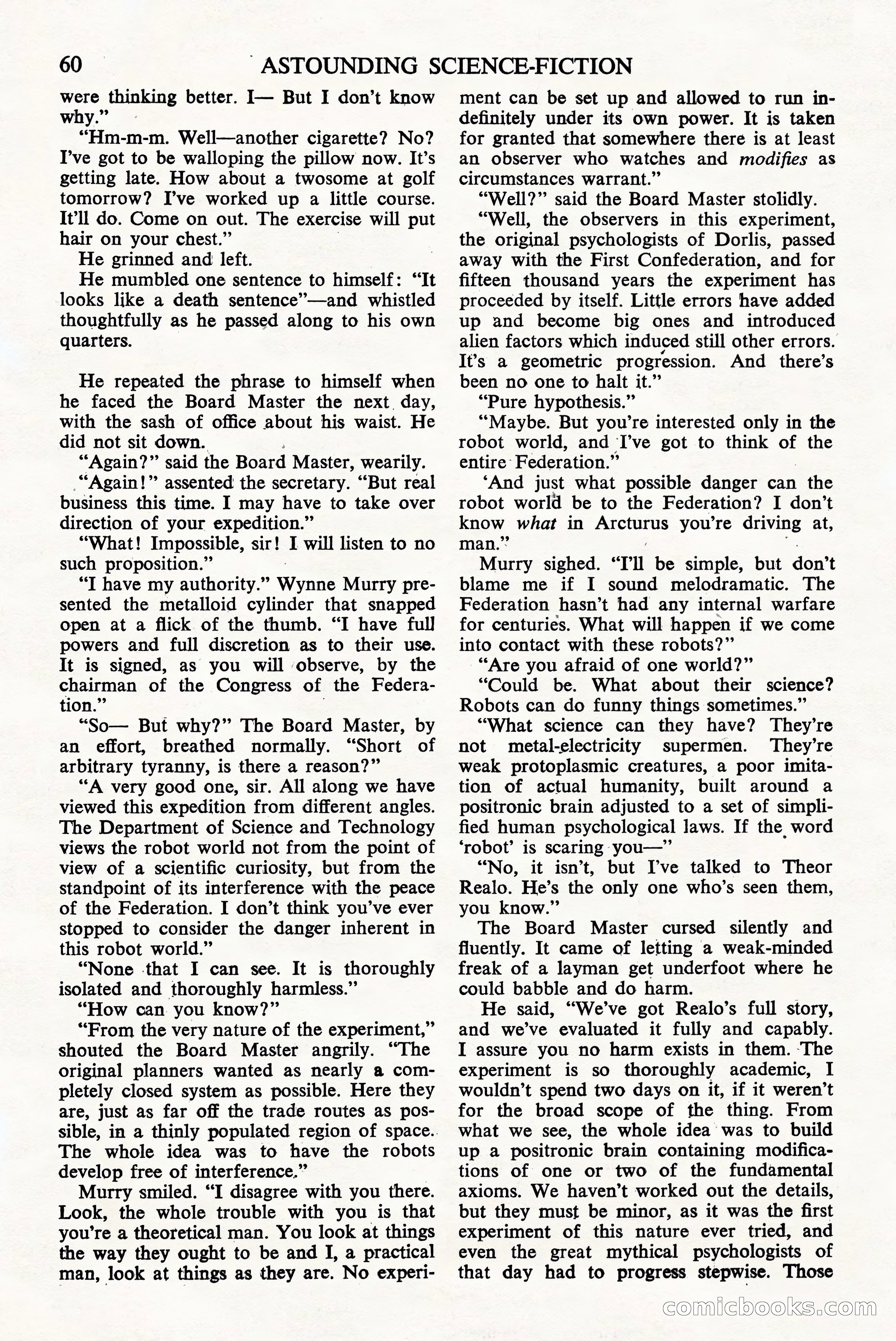 Astounding Science Fiction, June 1944 (British Edition) — page 62 of 68