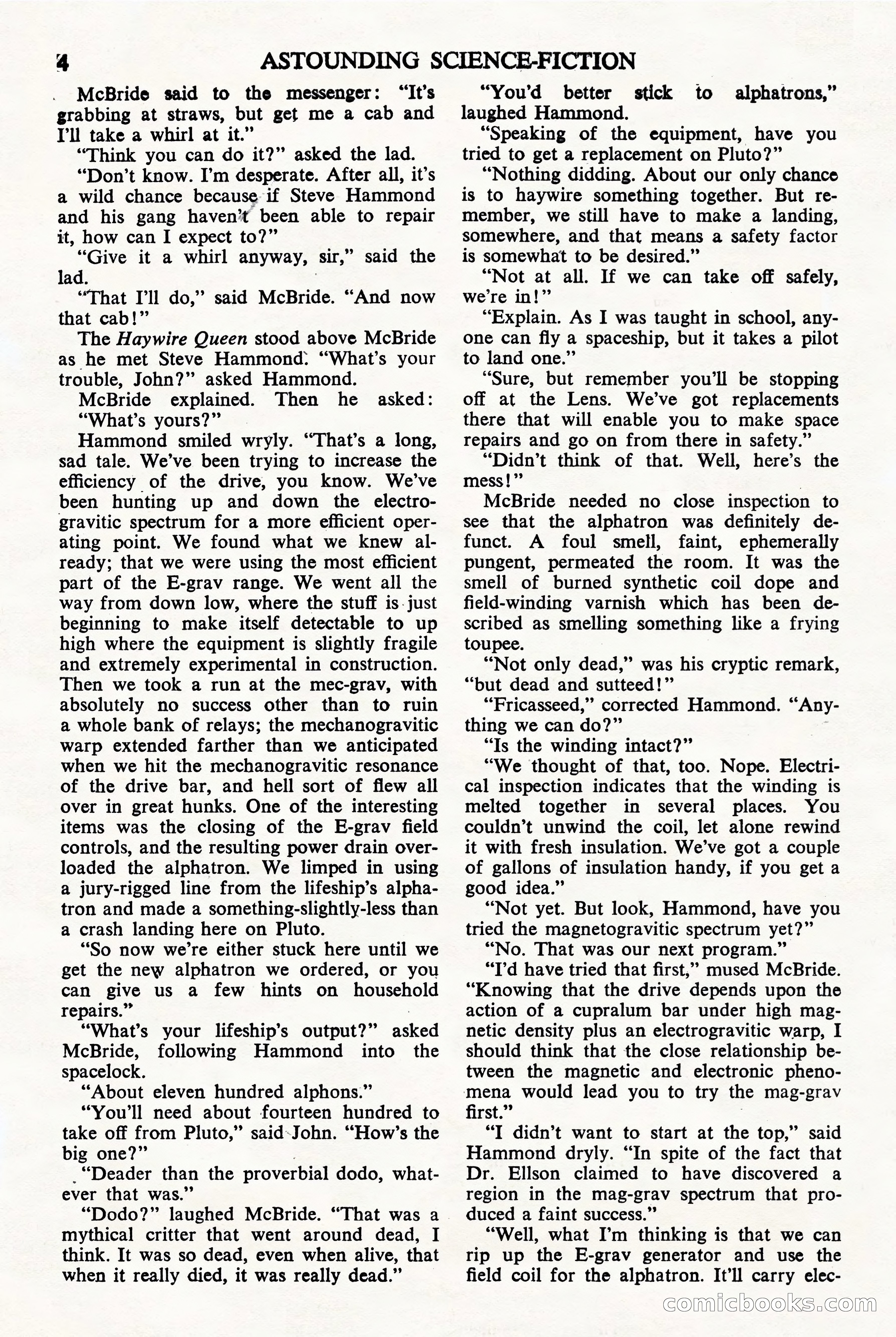 Astounding Science Fiction (British Edition), August 1944 — page 6 of 68