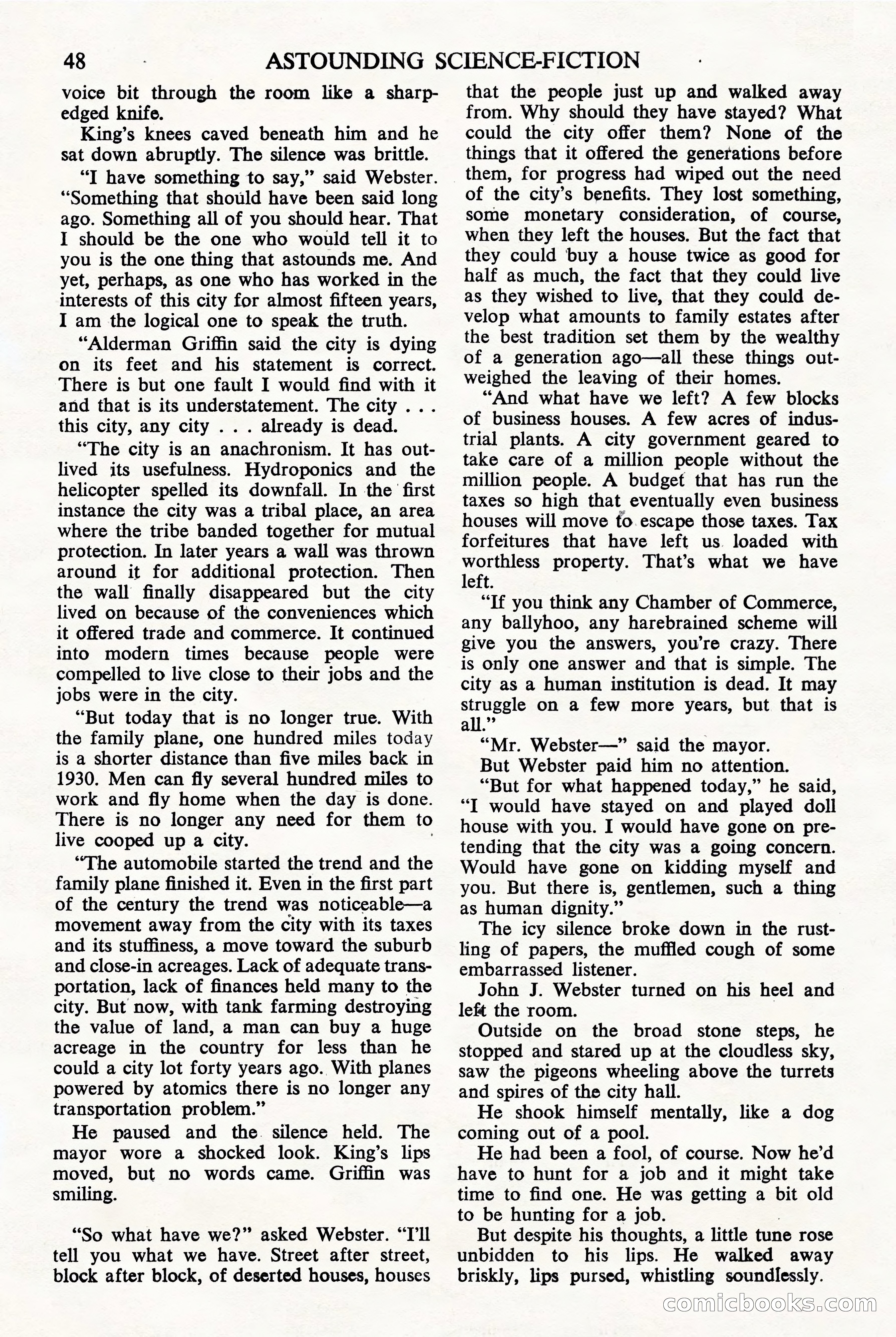 Astounding Science Fiction (British Edition), August 1944 — page 50 of 68