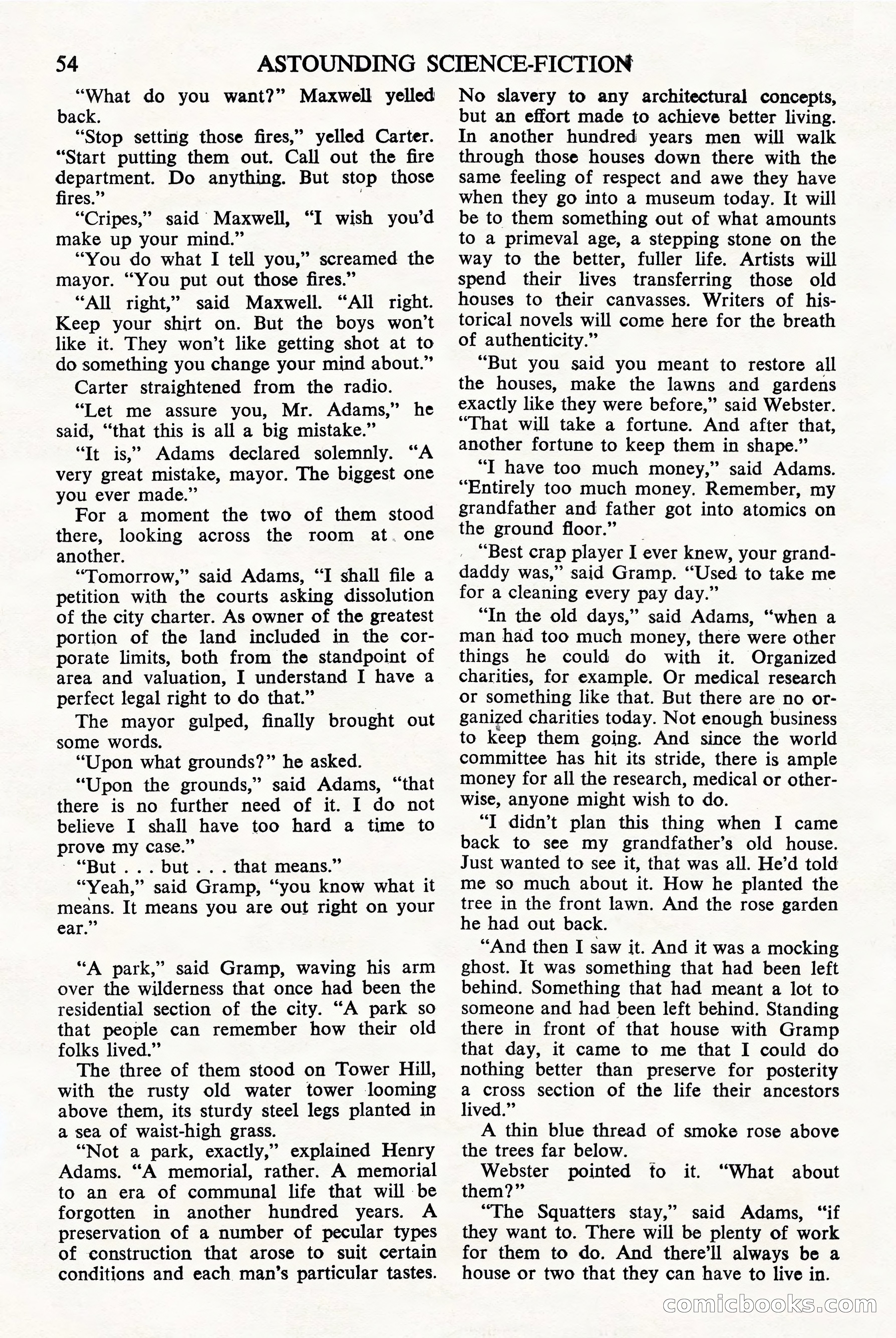 Astounding Science Fiction (British Edition), August 1944 — page 56 of 68