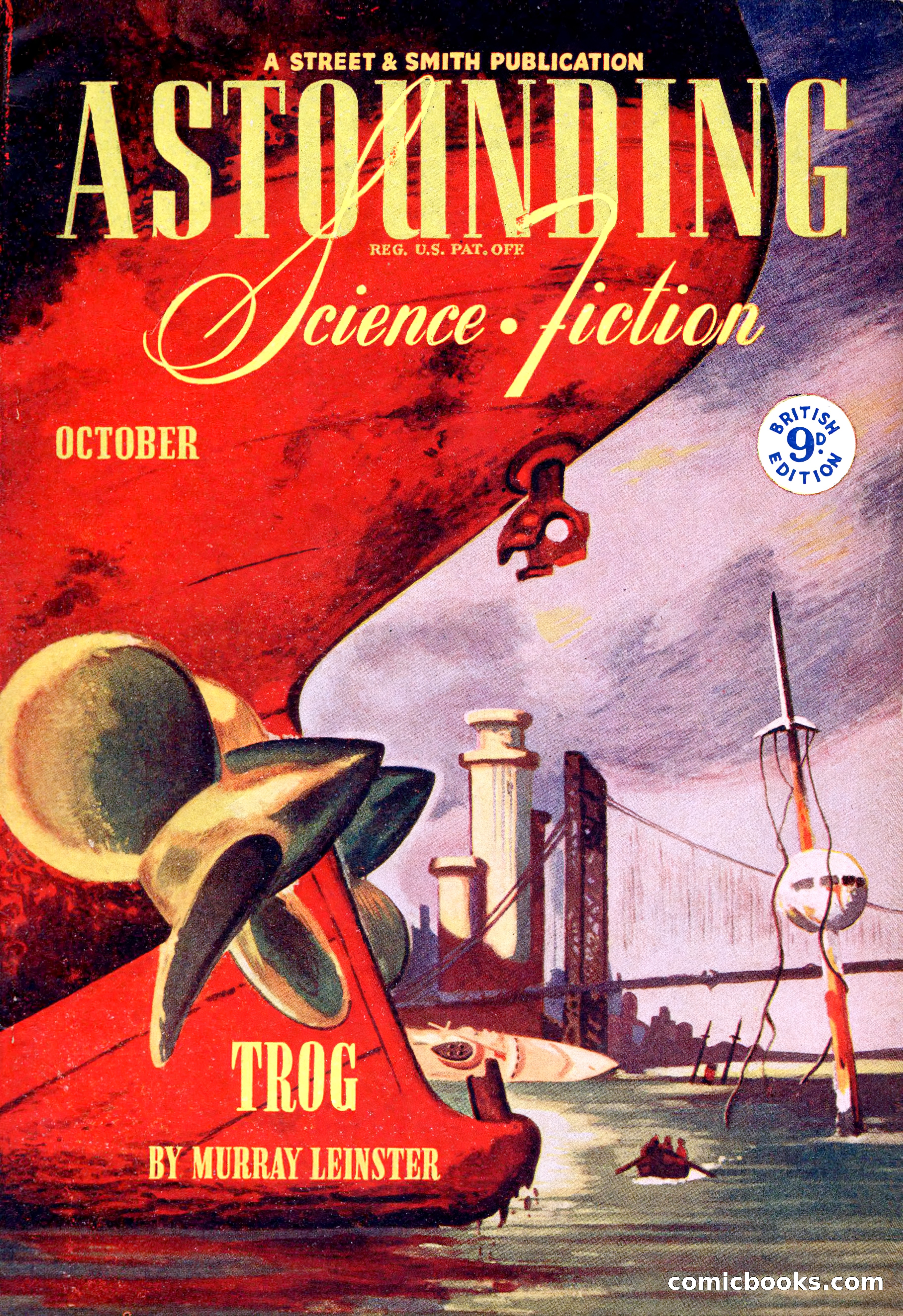 Astounding Science Fiction, October 1944 (British Edition)