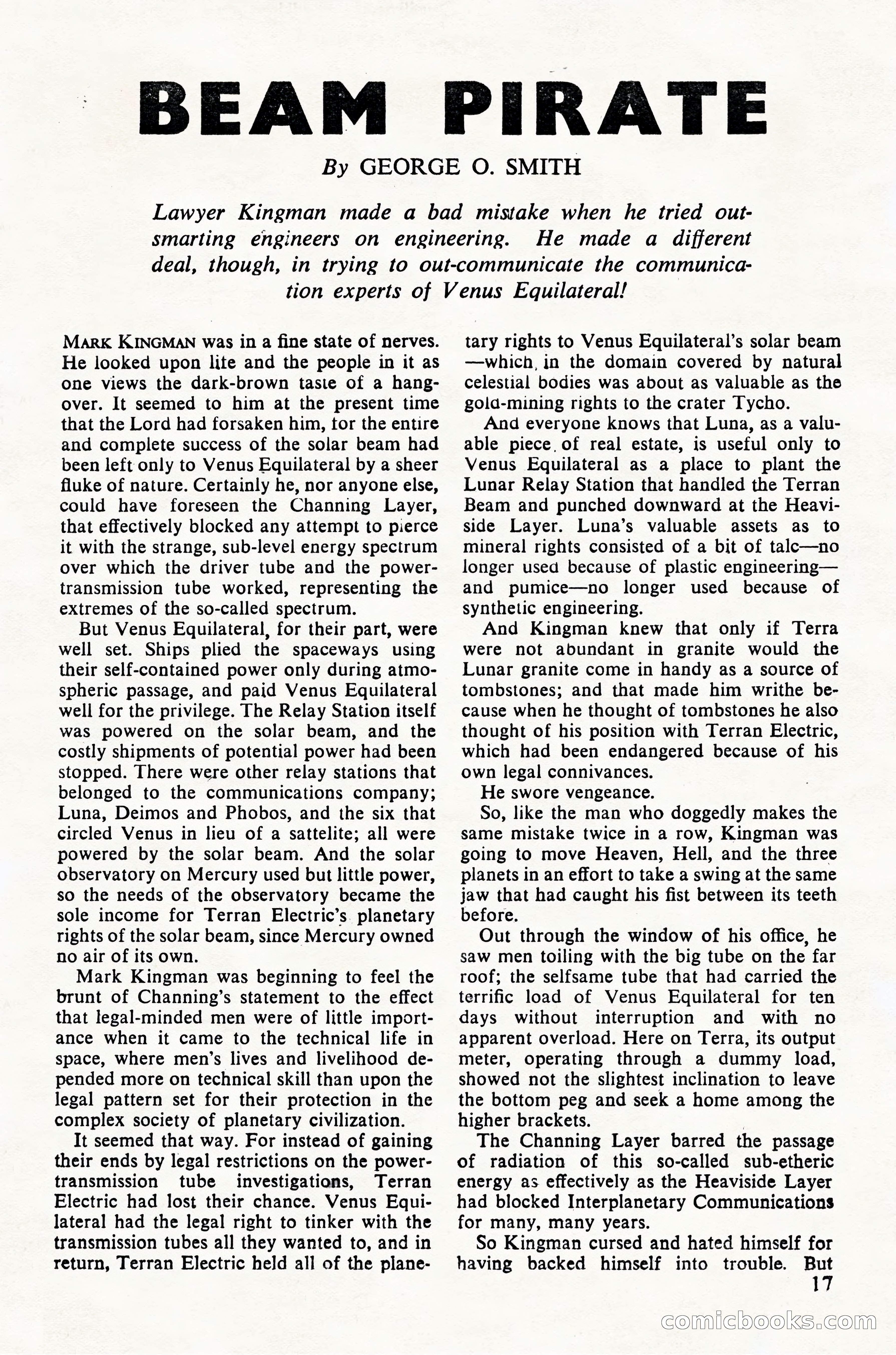 Astounding Science Fiction (UK Edition) — page 19 of 68