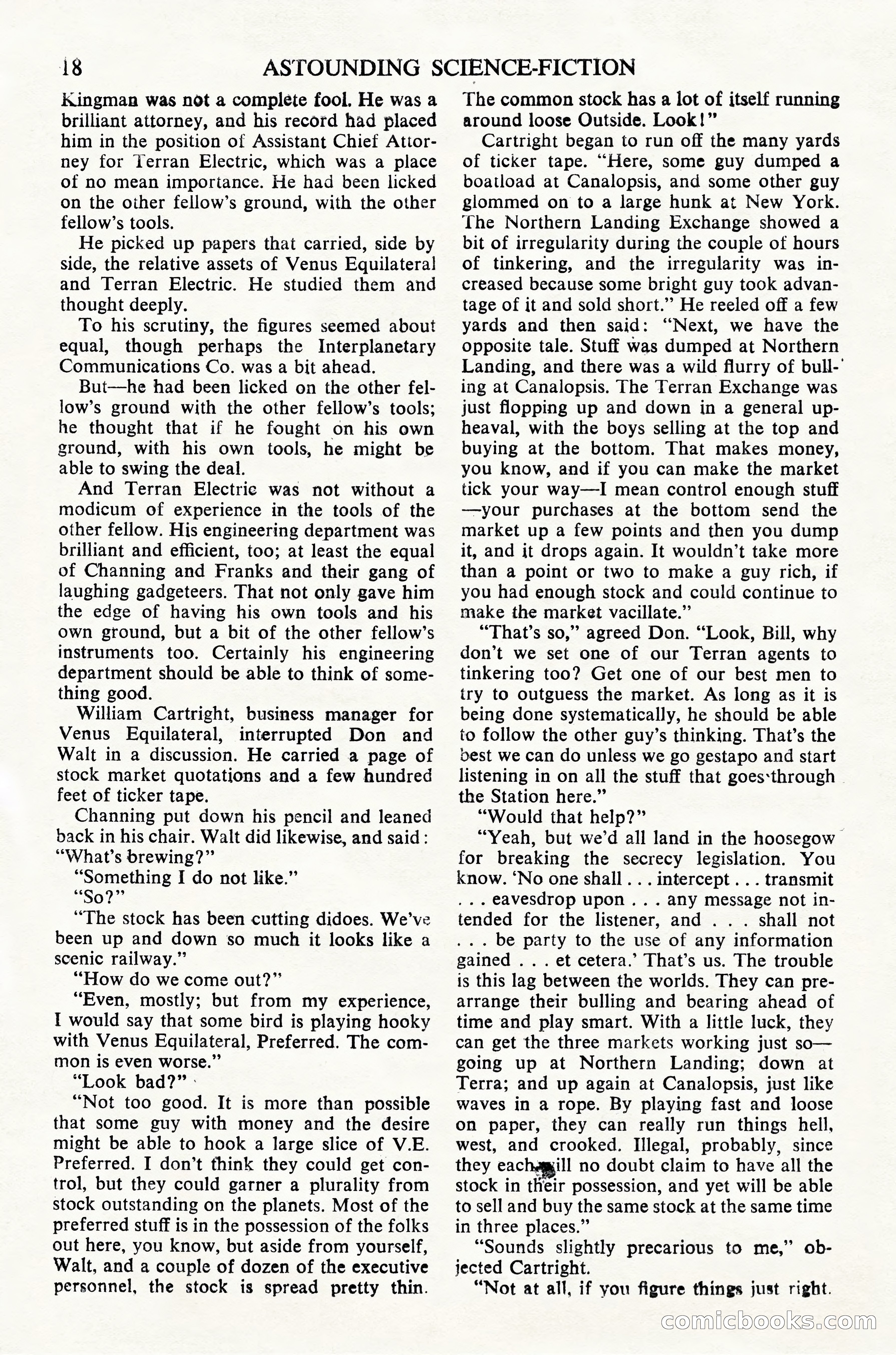 Astounding Science Fiction (UK Edition) — page 20 of 68