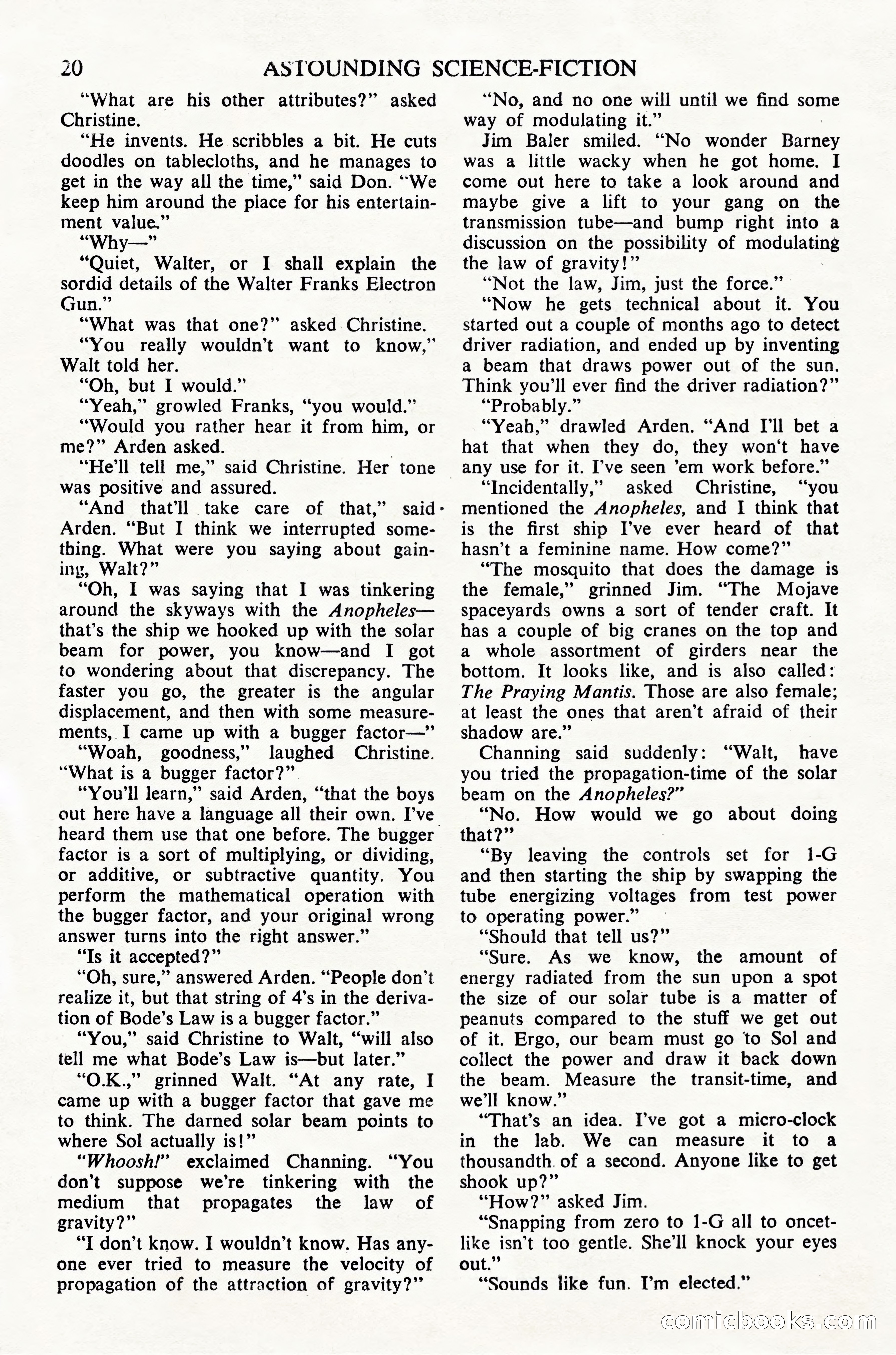 Astounding Science Fiction (UK Edition) — page 22 of 68