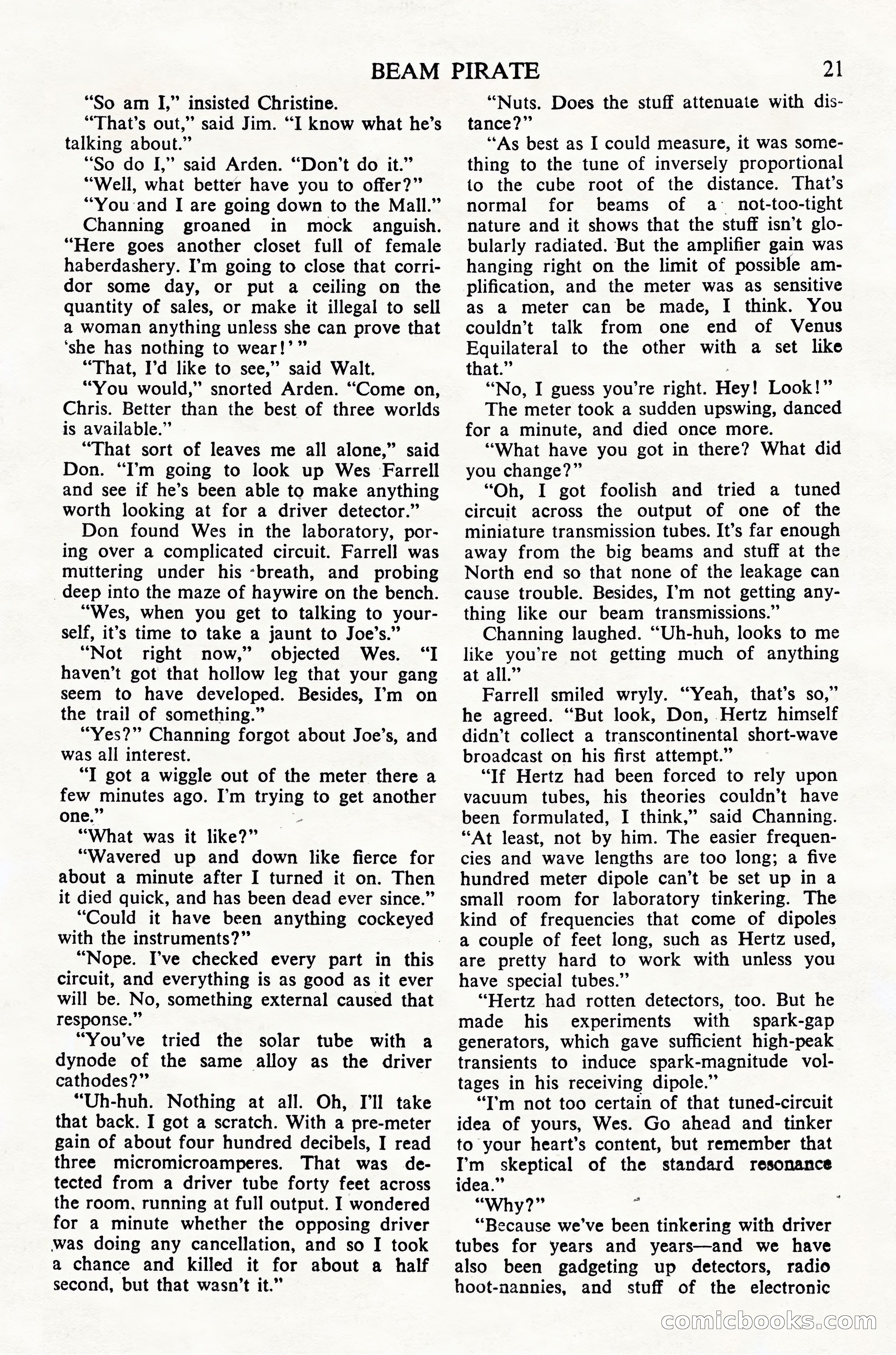 Astounding Science Fiction (UK Edition) — page 23 of 68