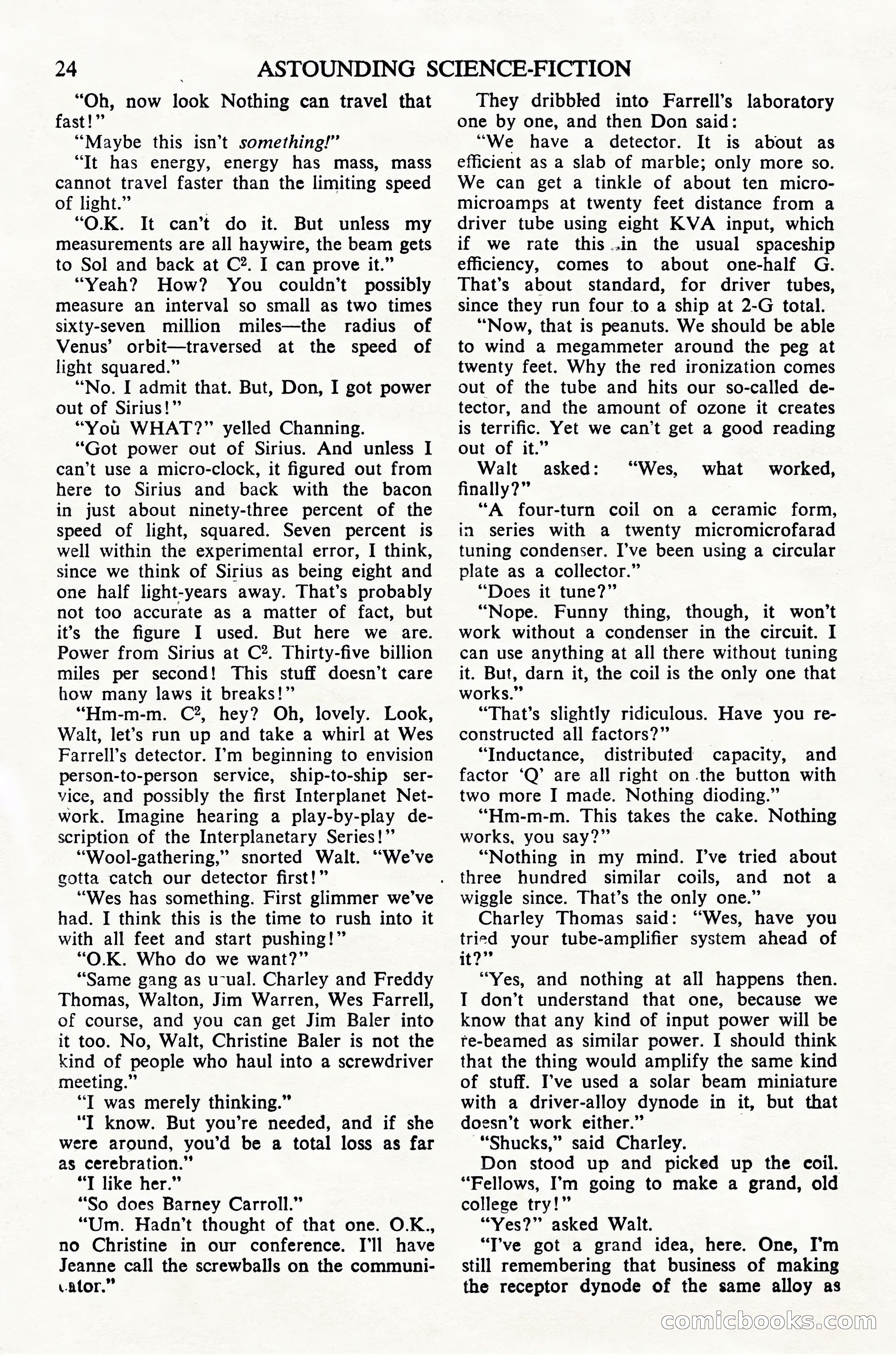 Astounding Science Fiction (UK Edition) — page 26 of 68
