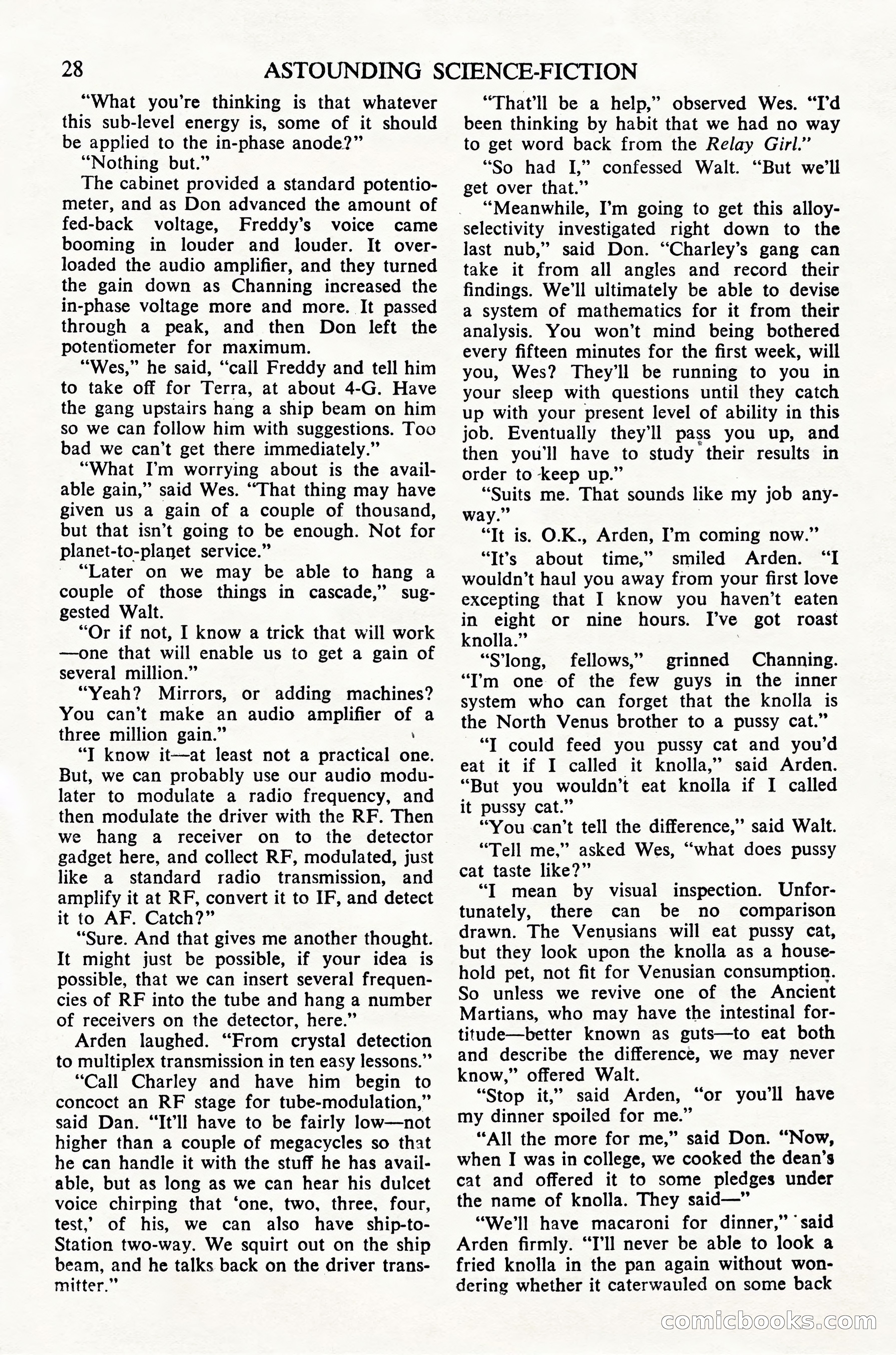Astounding Science Fiction (UK Edition) — page 30 of 68