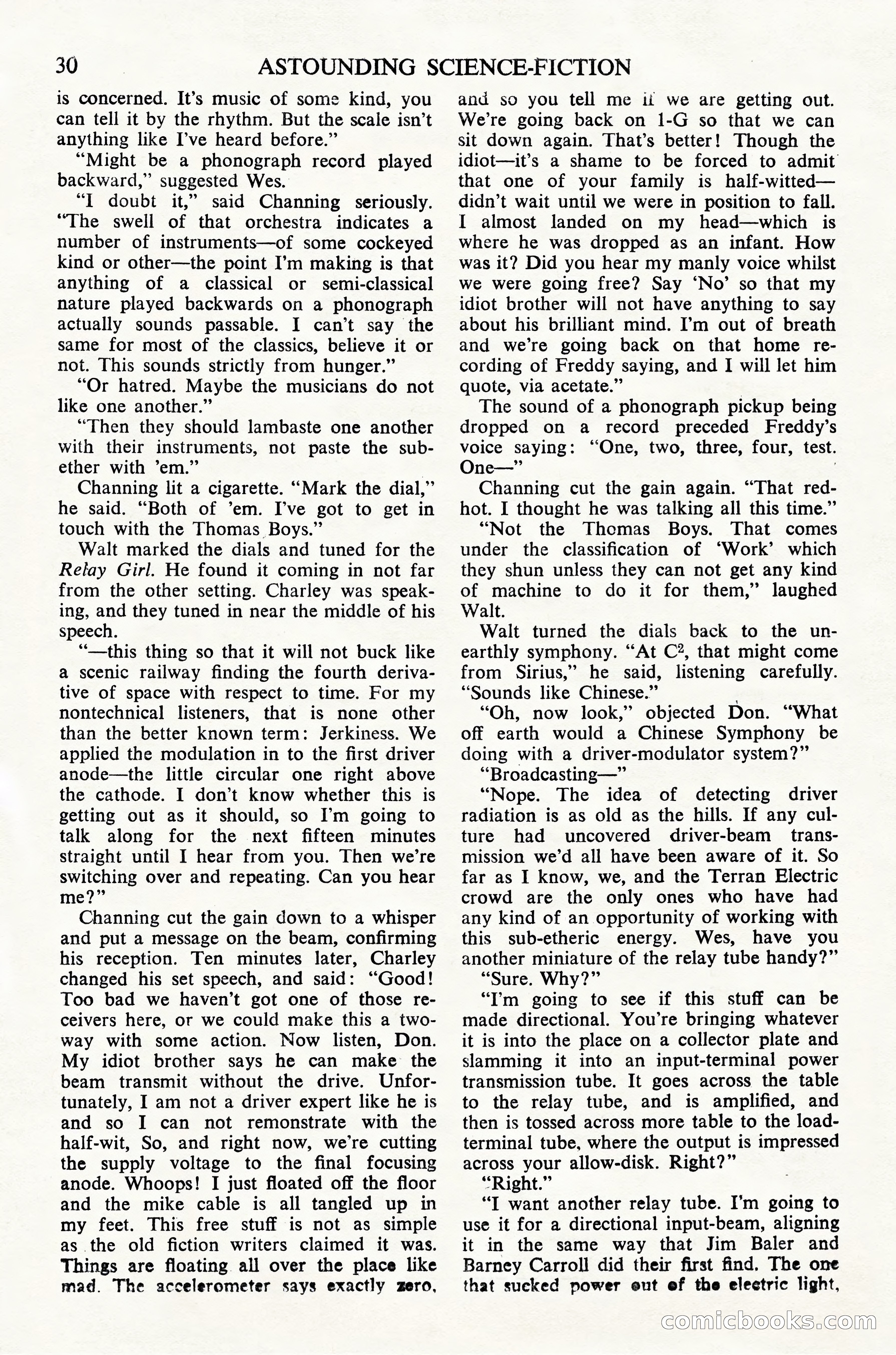 Astounding Science Fiction (UK Edition) — page 32 of 68