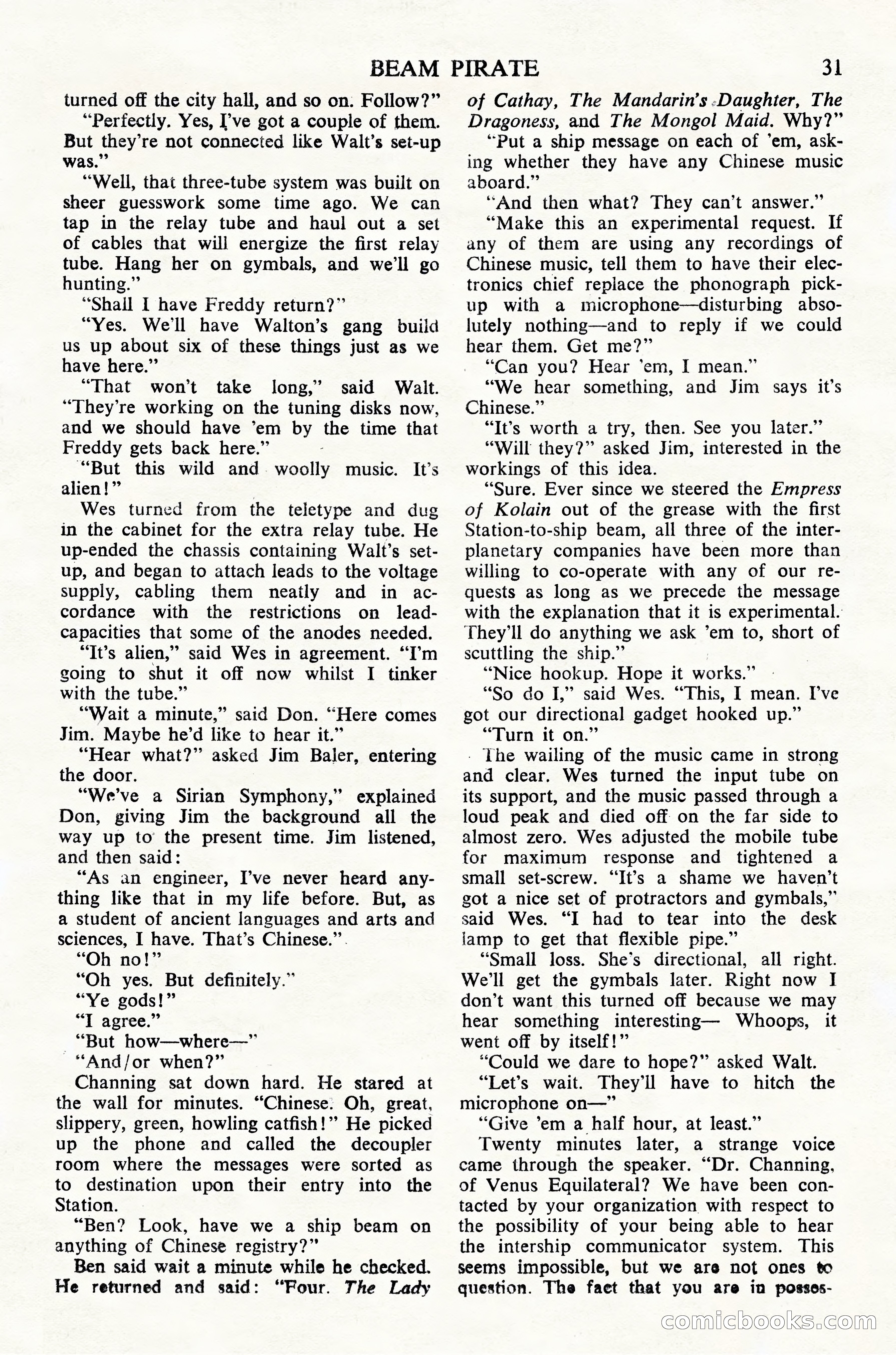 Astounding Science Fiction (UK Edition) — page 33 of 68
