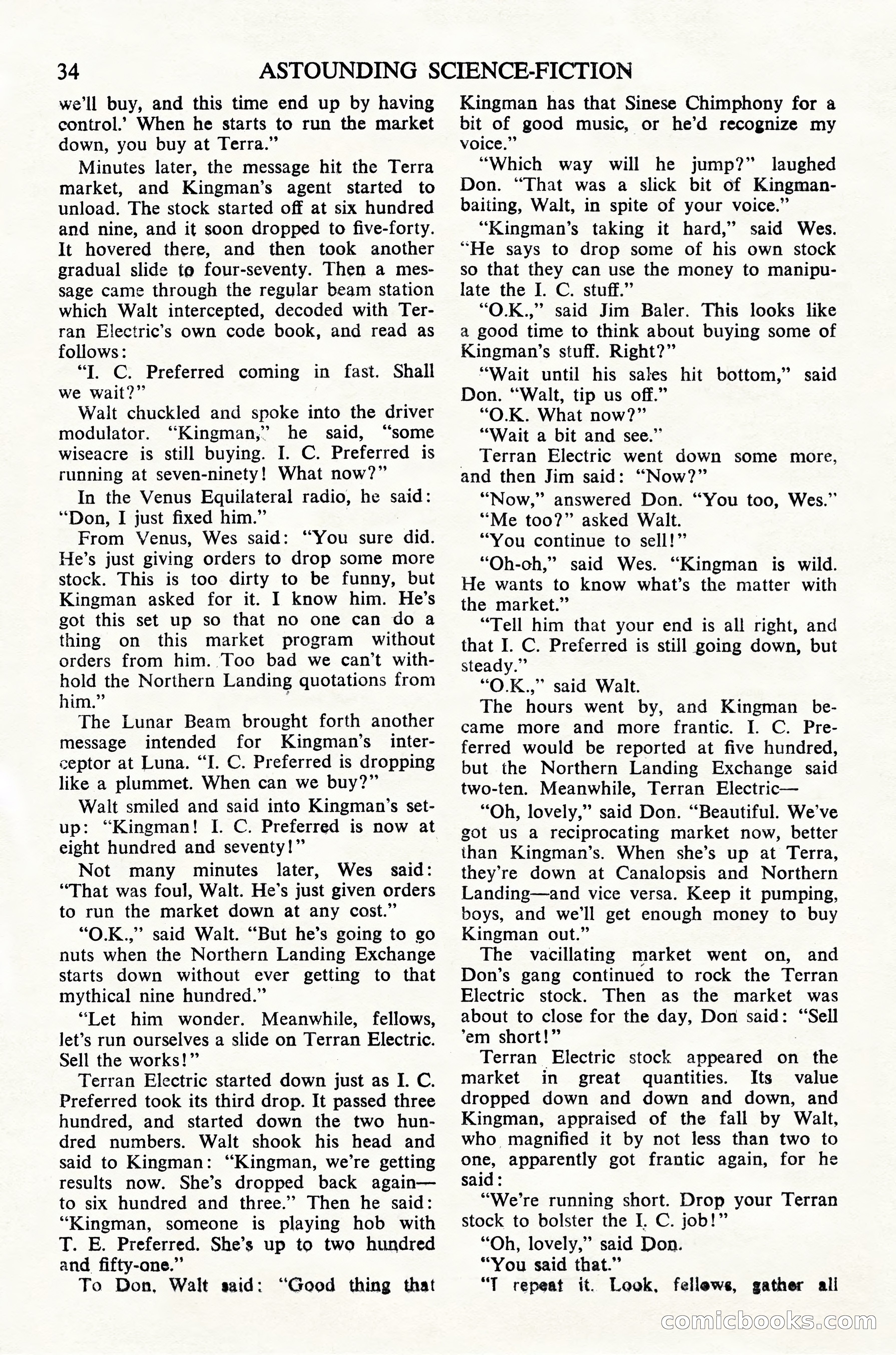 Astounding Science Fiction (UK Edition) — page 36 of 68