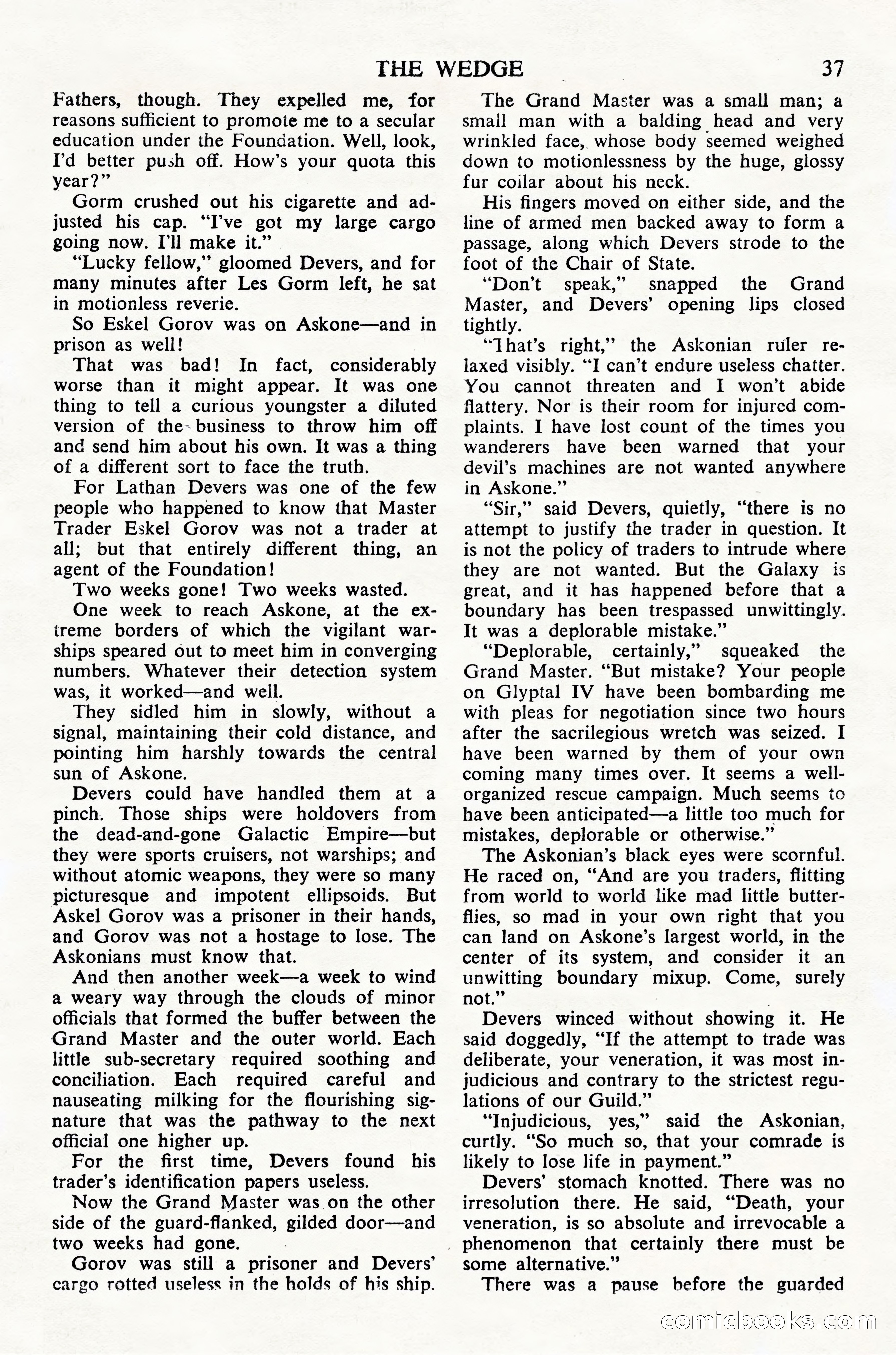Astounding Science Fiction (UK Edition) — page 39 of 68