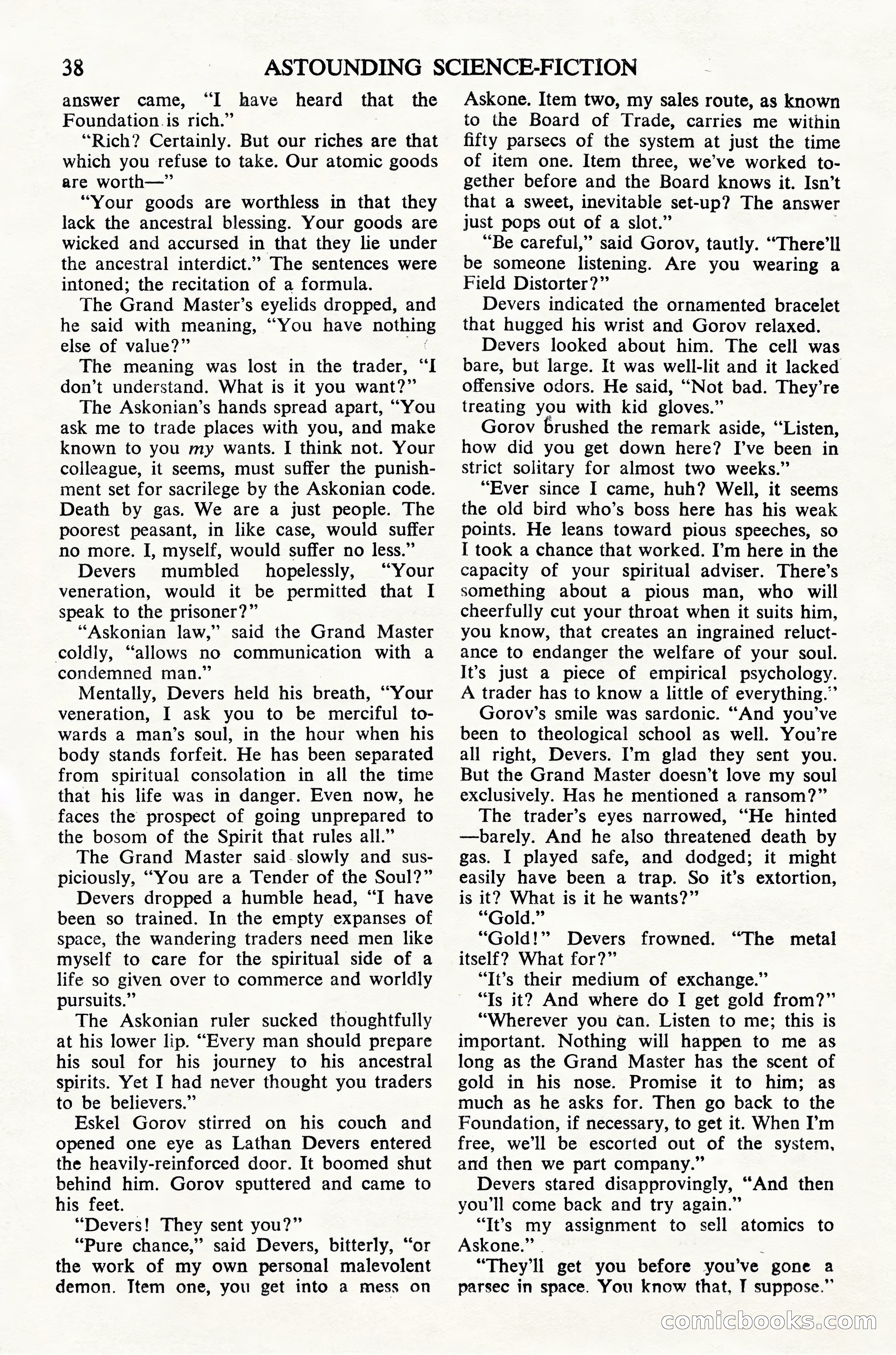 Astounding Science Fiction (UK Edition) — page 40 of 68