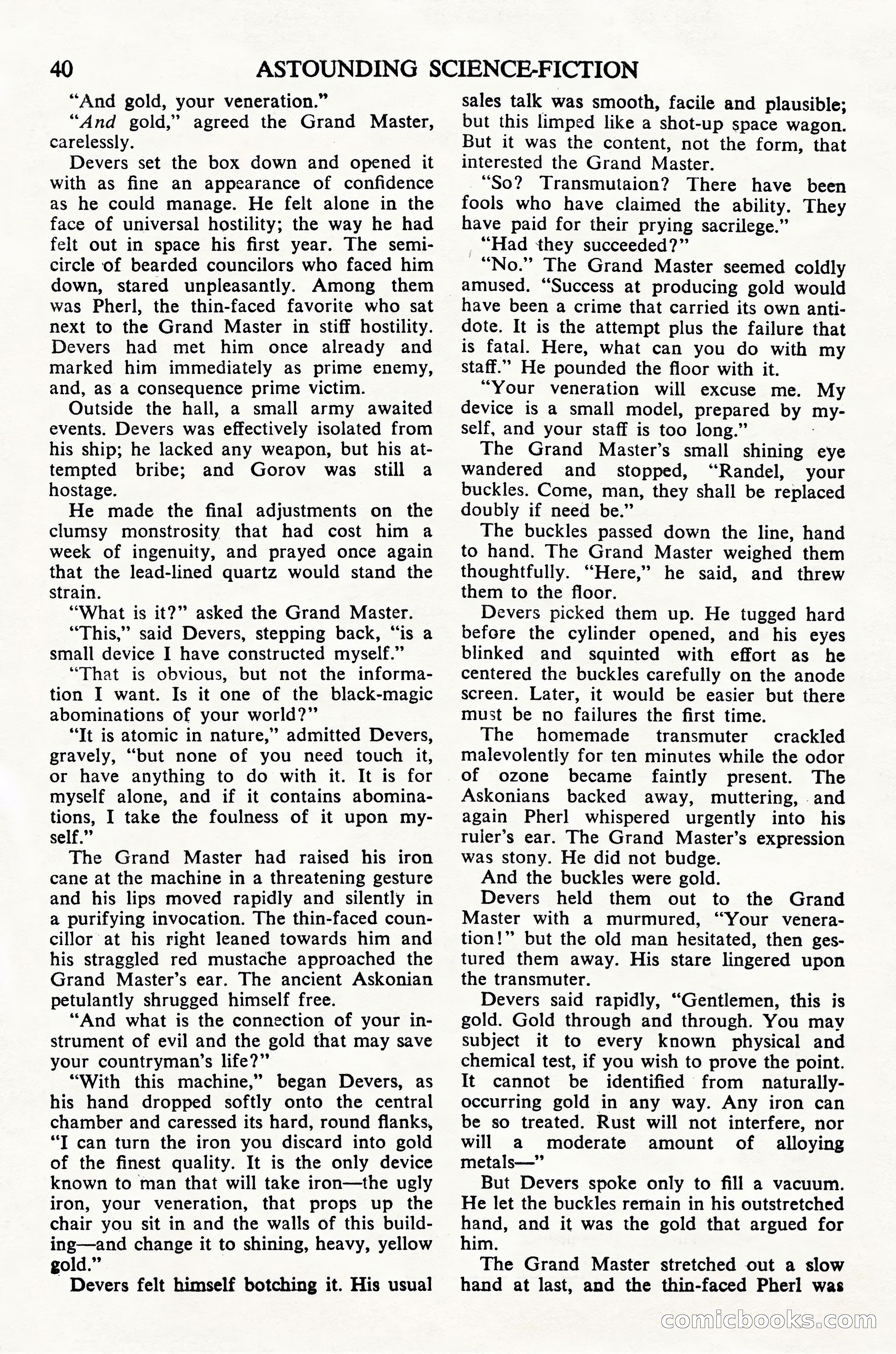 Astounding Science Fiction (UK Edition) — page 42 of 68